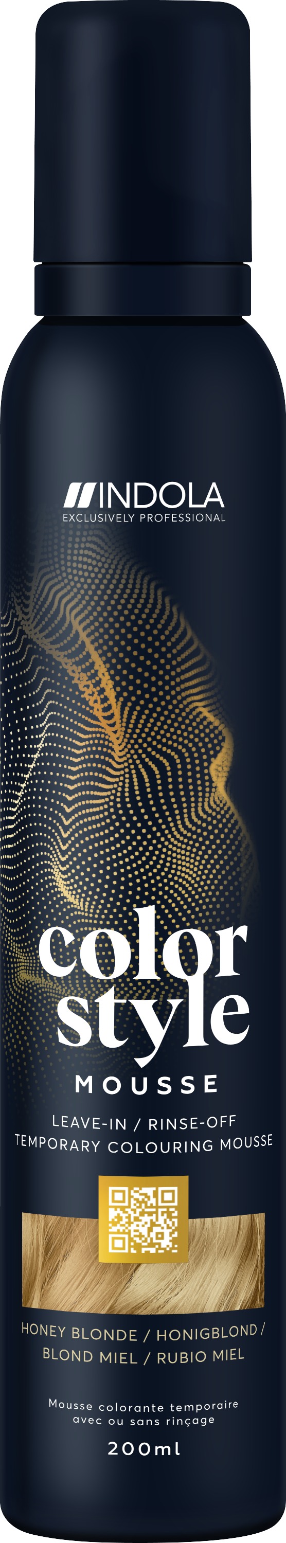 Indola Color - Color Style Mousse Honigblond 200ml