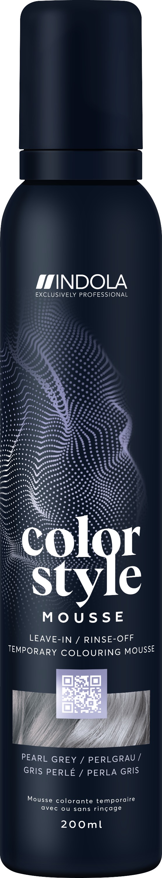 Indola Color – Color Style Mousse Pearl Grey 200ml