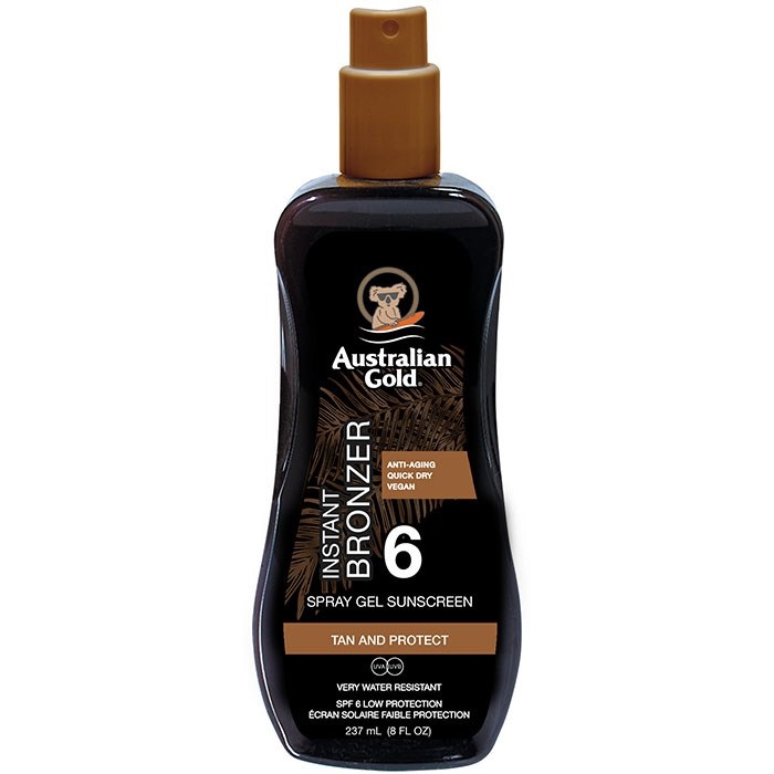 Australian Gold – Spf 6 Spray Gel Mit Bronzer 237ml