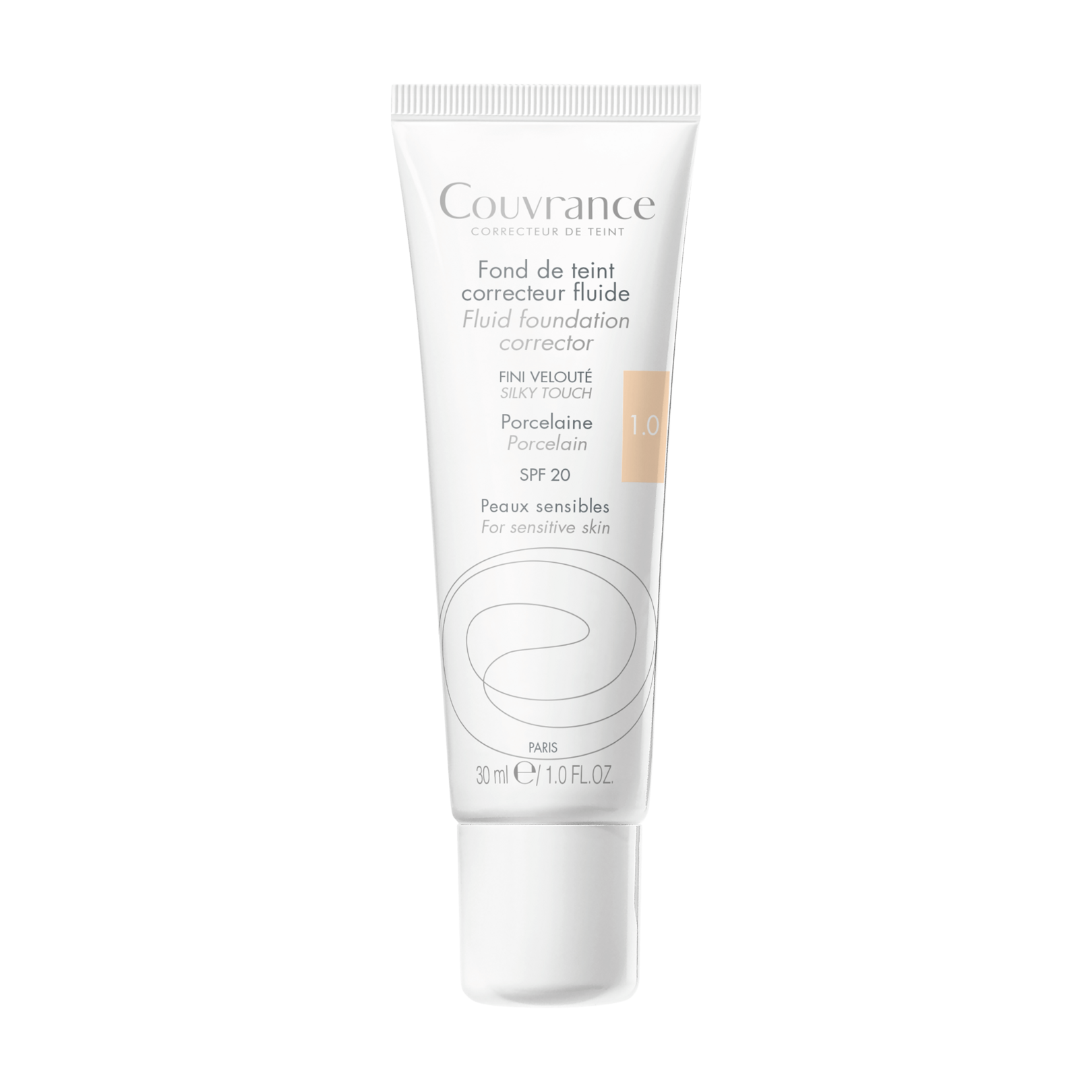 Eau Thermale Avène Couvrance - Korrigierendes Make-Up Fluid Porzellan 30ml