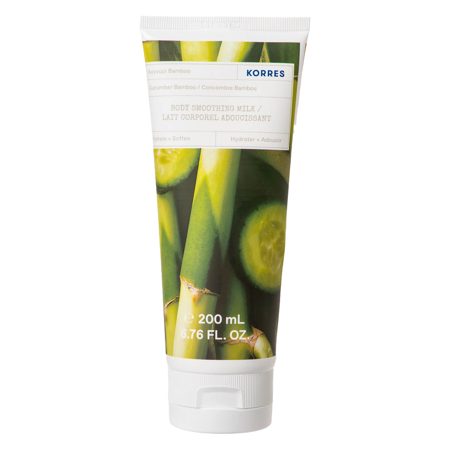 Korres Care - Cucumber Bamboo Smoothing Body Milk 200ml