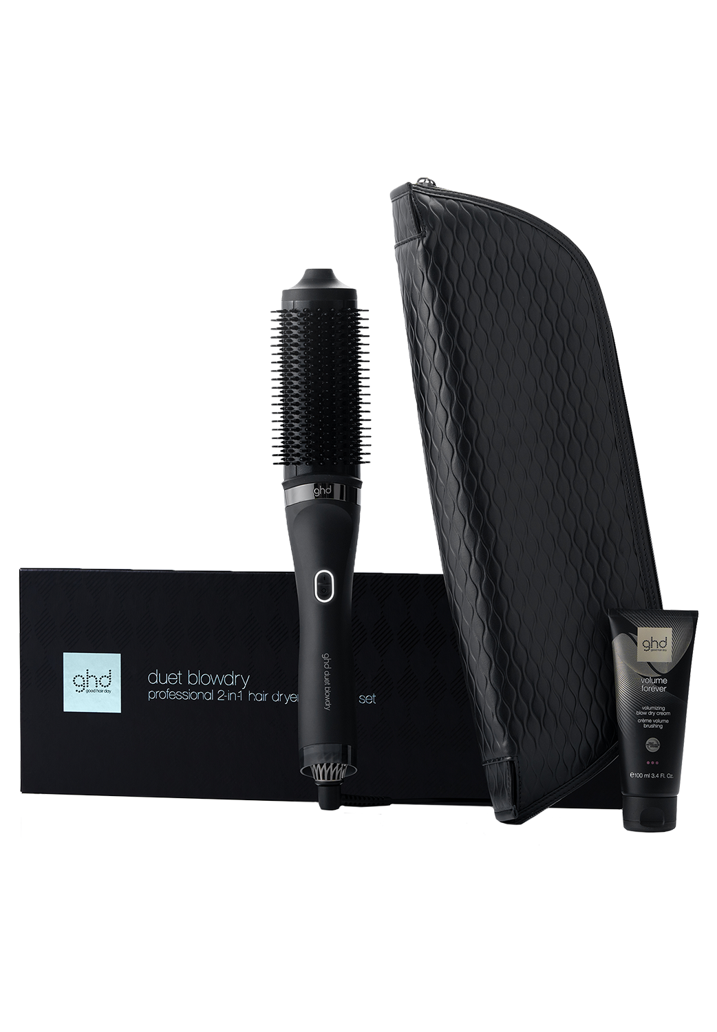 Ghd Iced Luxe Collection - Ghd Duet Blowdry™ Geschenkset - 2-In-1 Hair Dryer Brush 1x