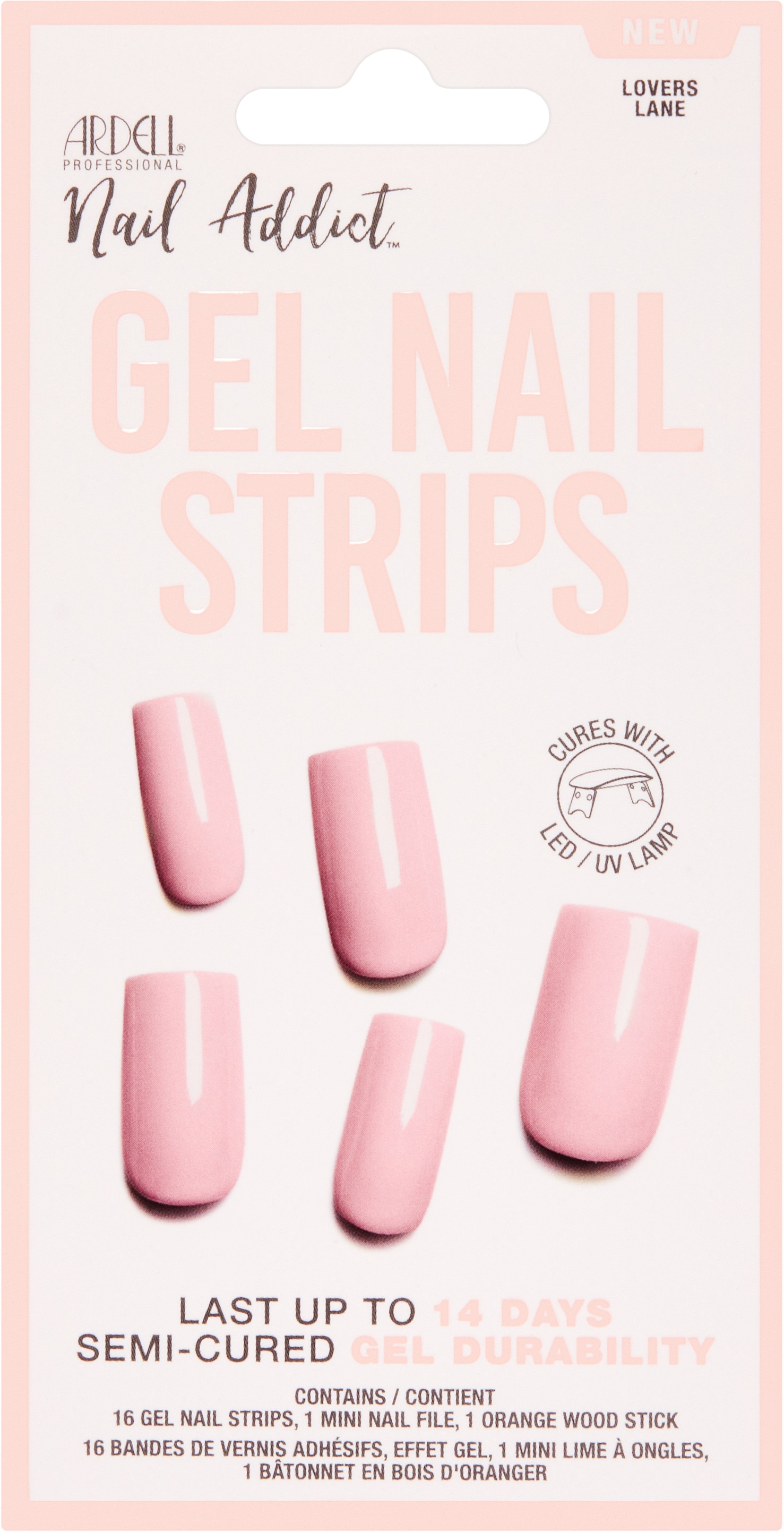 Ardell Nail Addict – Gel Strips Lovers Lane 1x