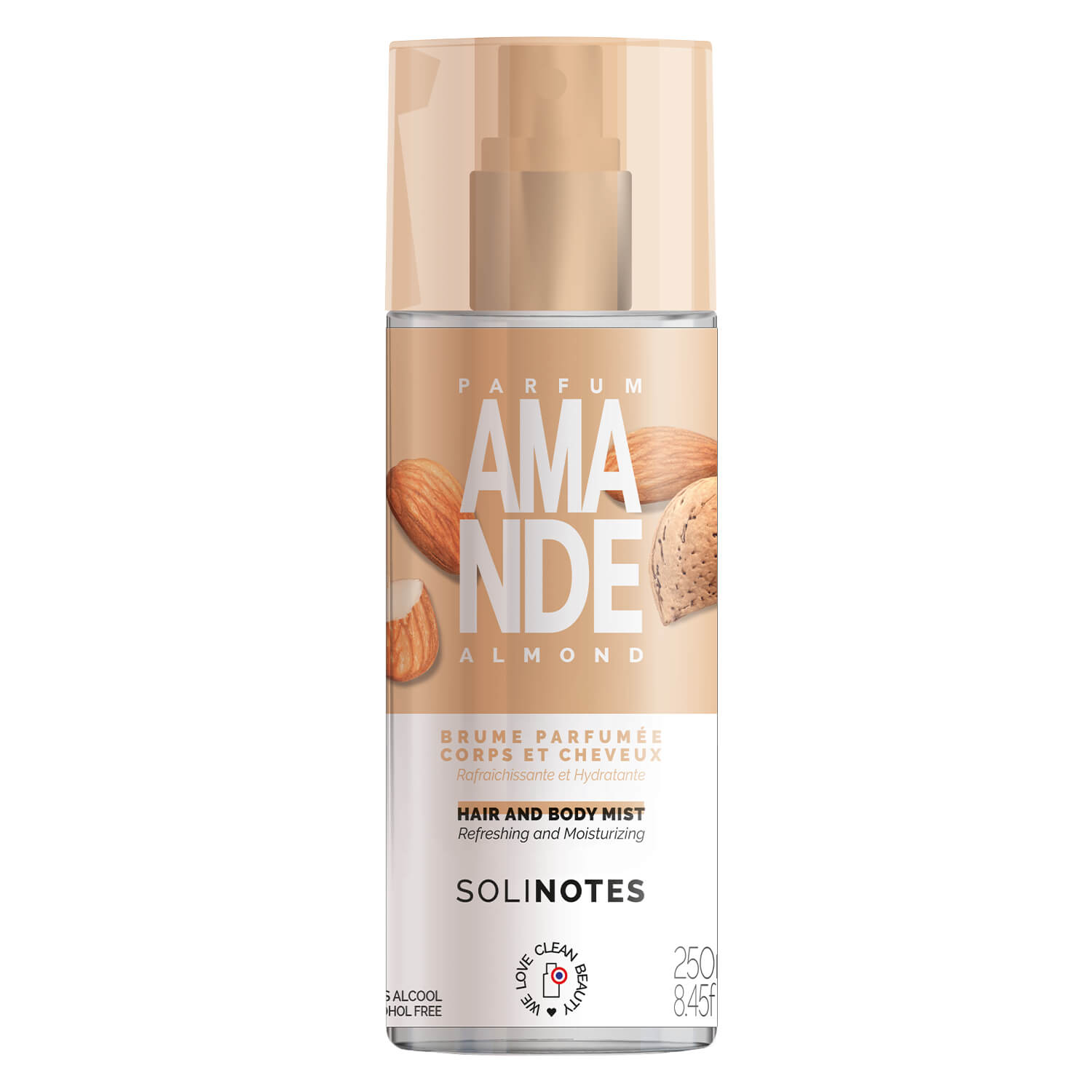 Solinotes - Hair & Body Mist Almond 250ml
