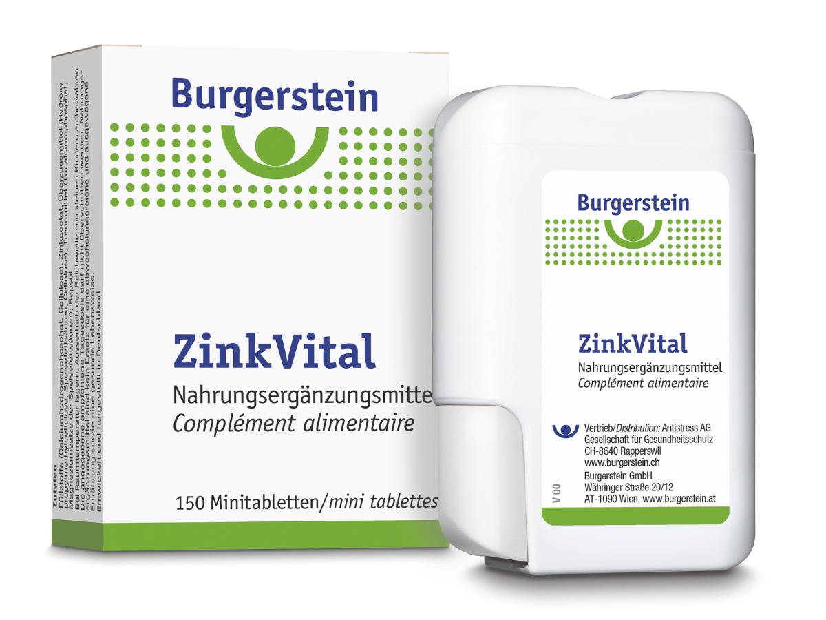 Burgerstein – Zinkvital 5mg Mini Tabletten 150x
