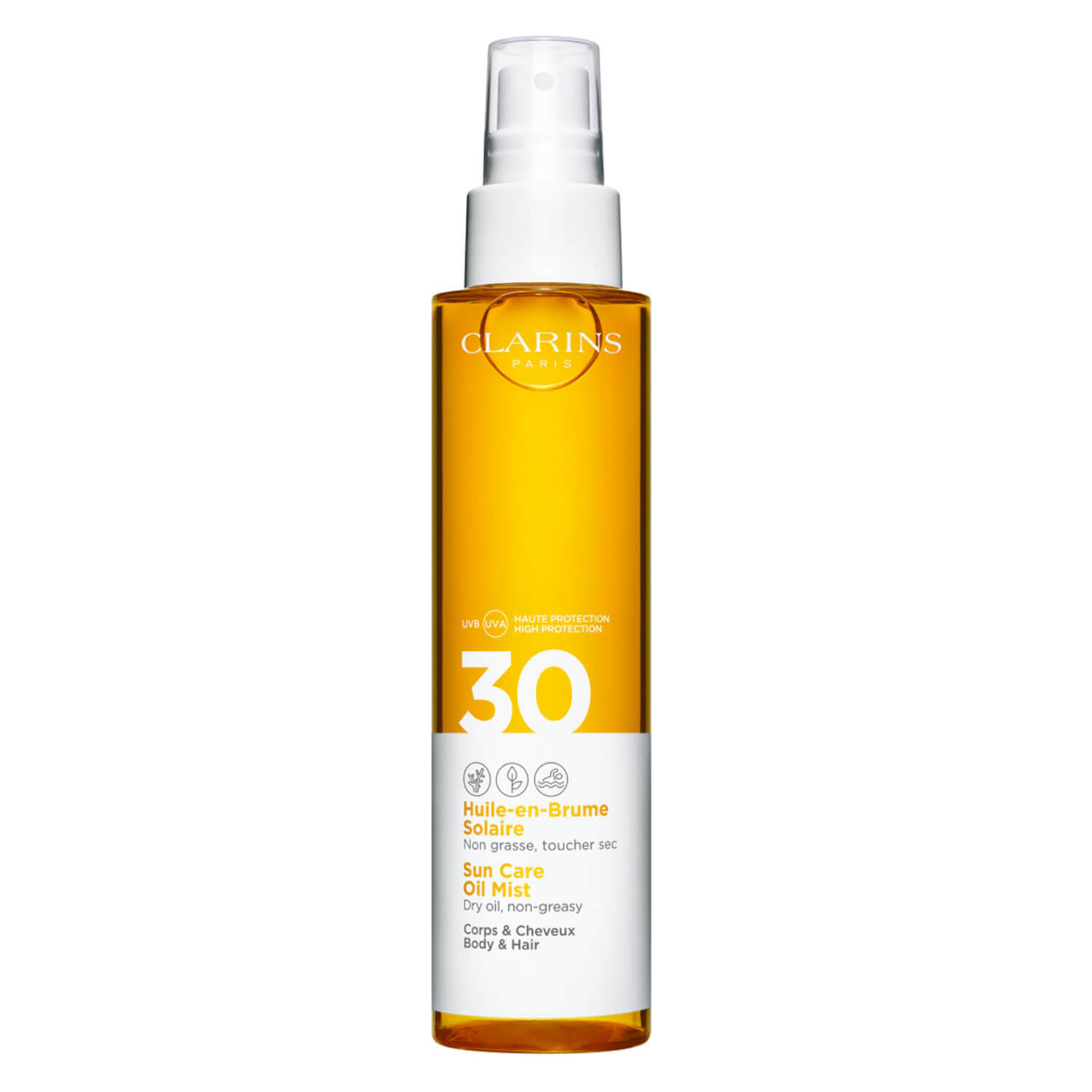 Clarins Sun - Sun Care Oil Mist Body u0026 Hair SPF30