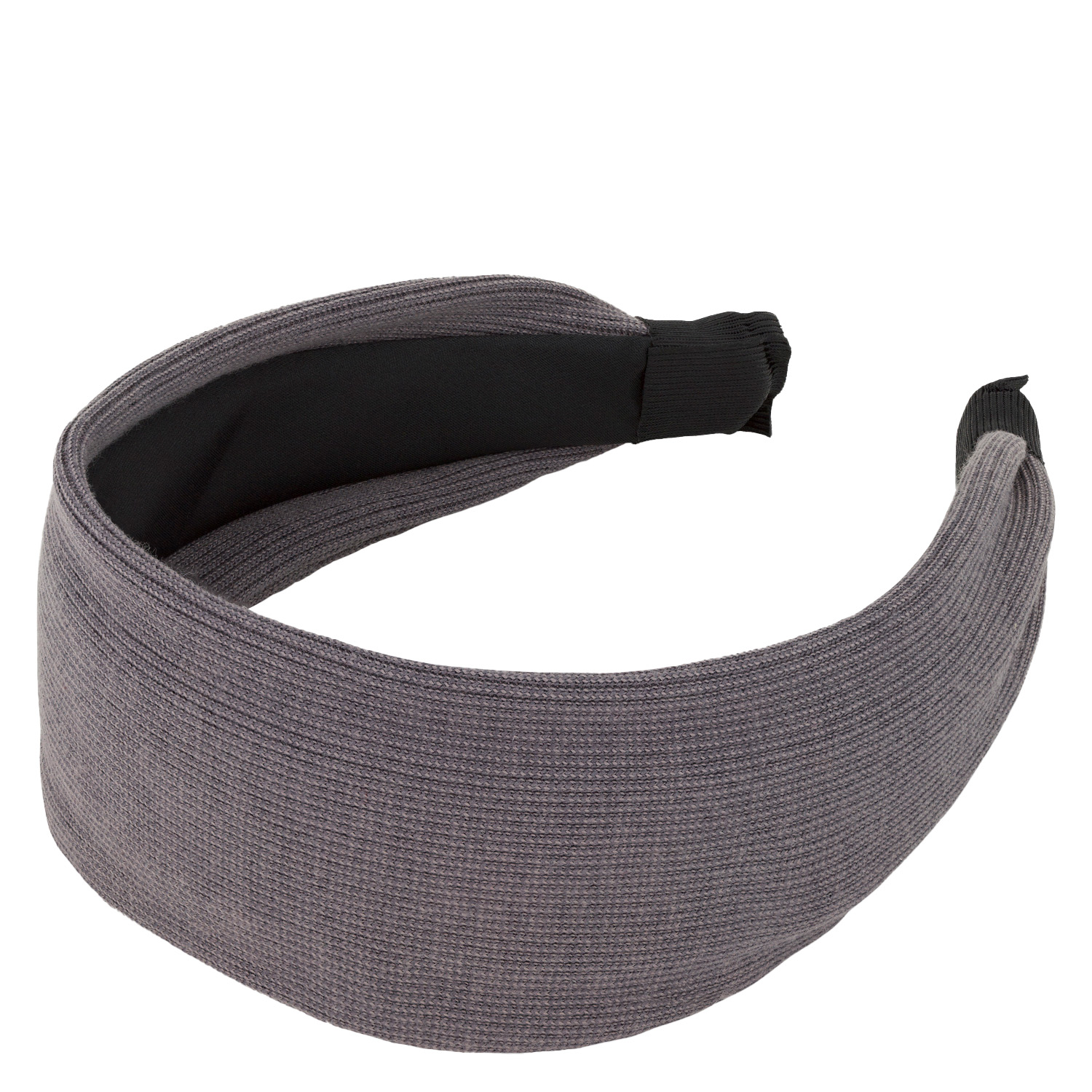 Trisa Hair – Wide Knitted Hairband, Grey 1x