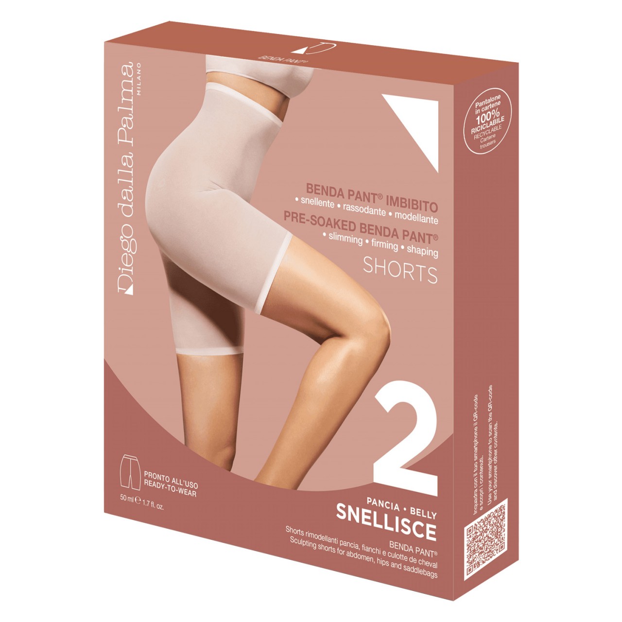 Diego dalla Palma - 2. SNELLISCE BENDA PANT SHORTS Sculpting shorts