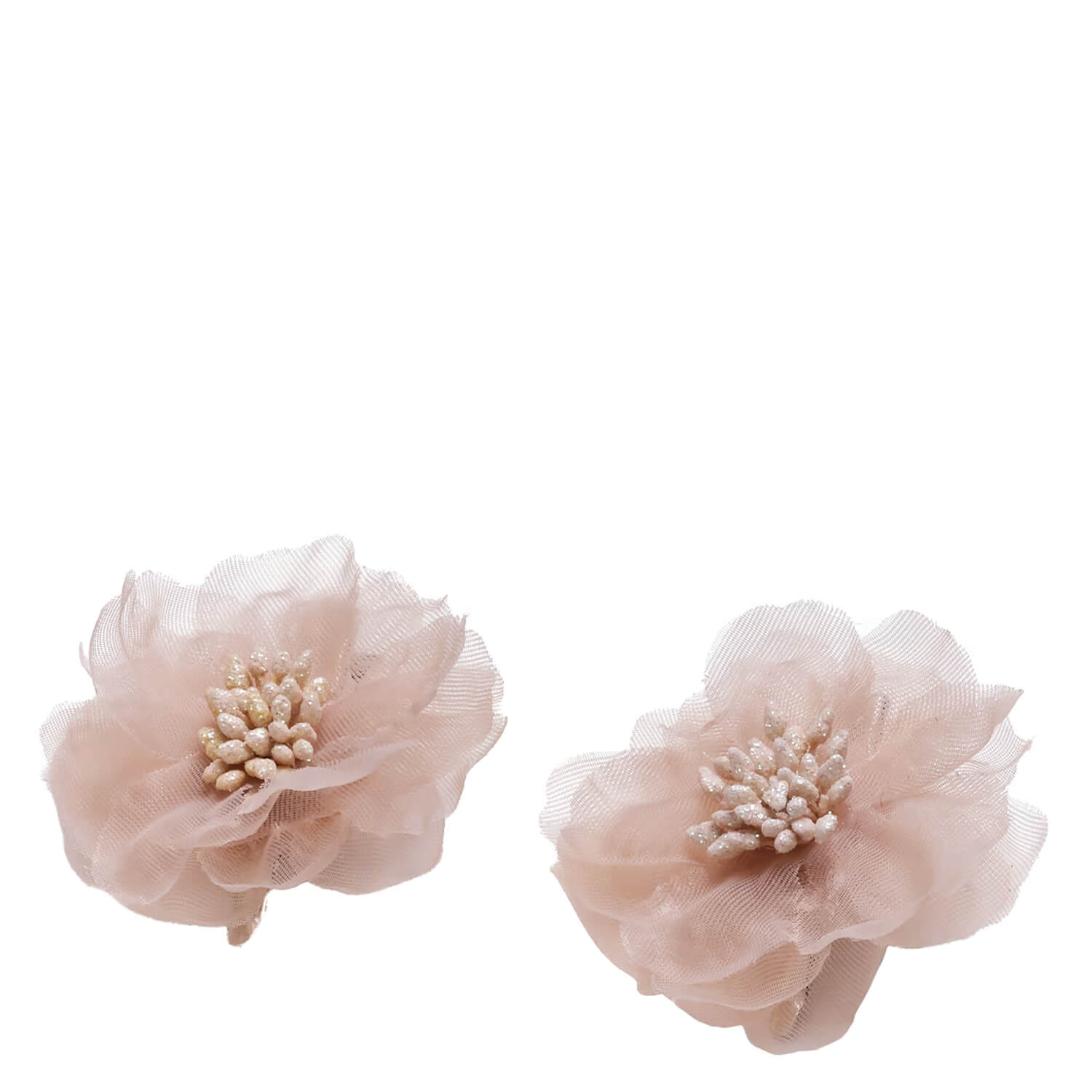 Trisa Celebride Stoffblume Clip Beige 2x