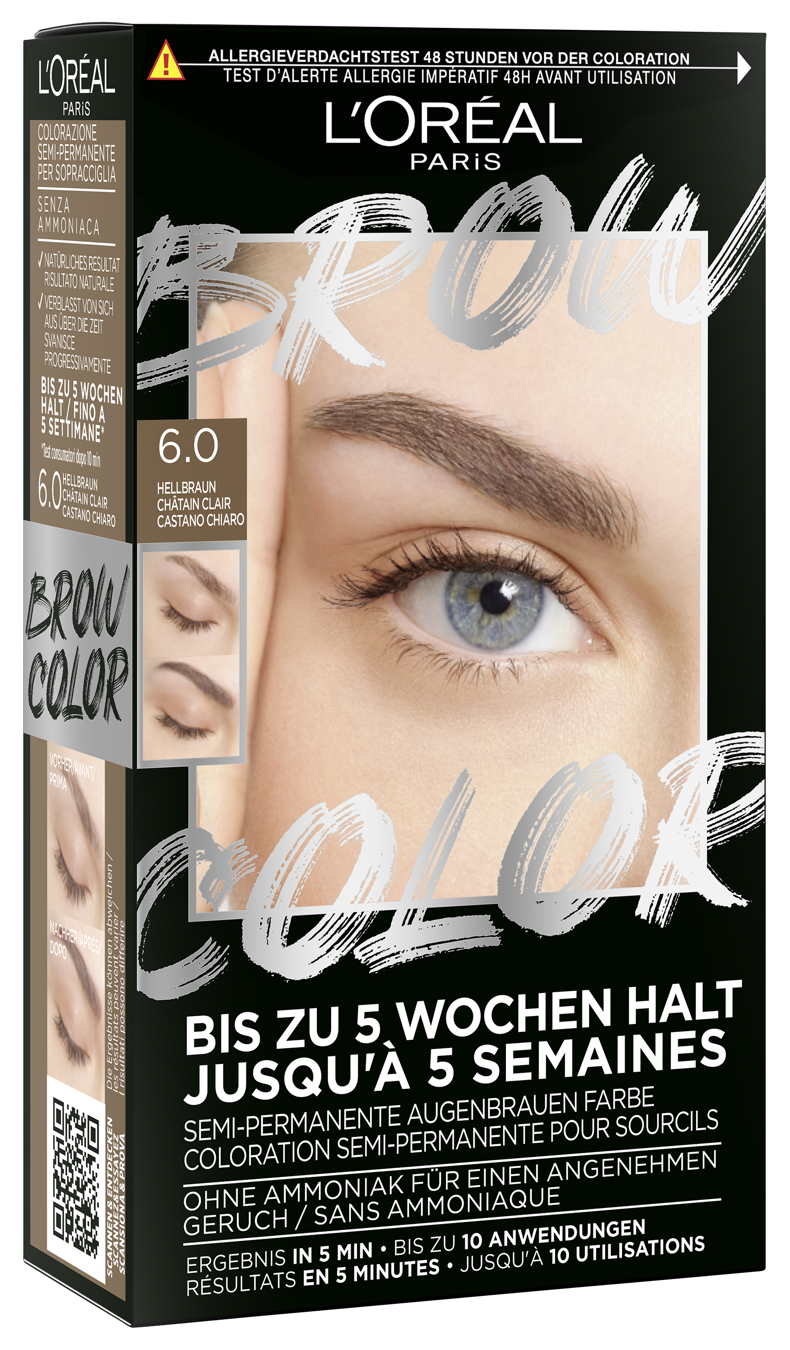 L’oréal Paris L’oreal Brow Color – Brow Color Augenbrauenfarbe – Hellbraun 1stk