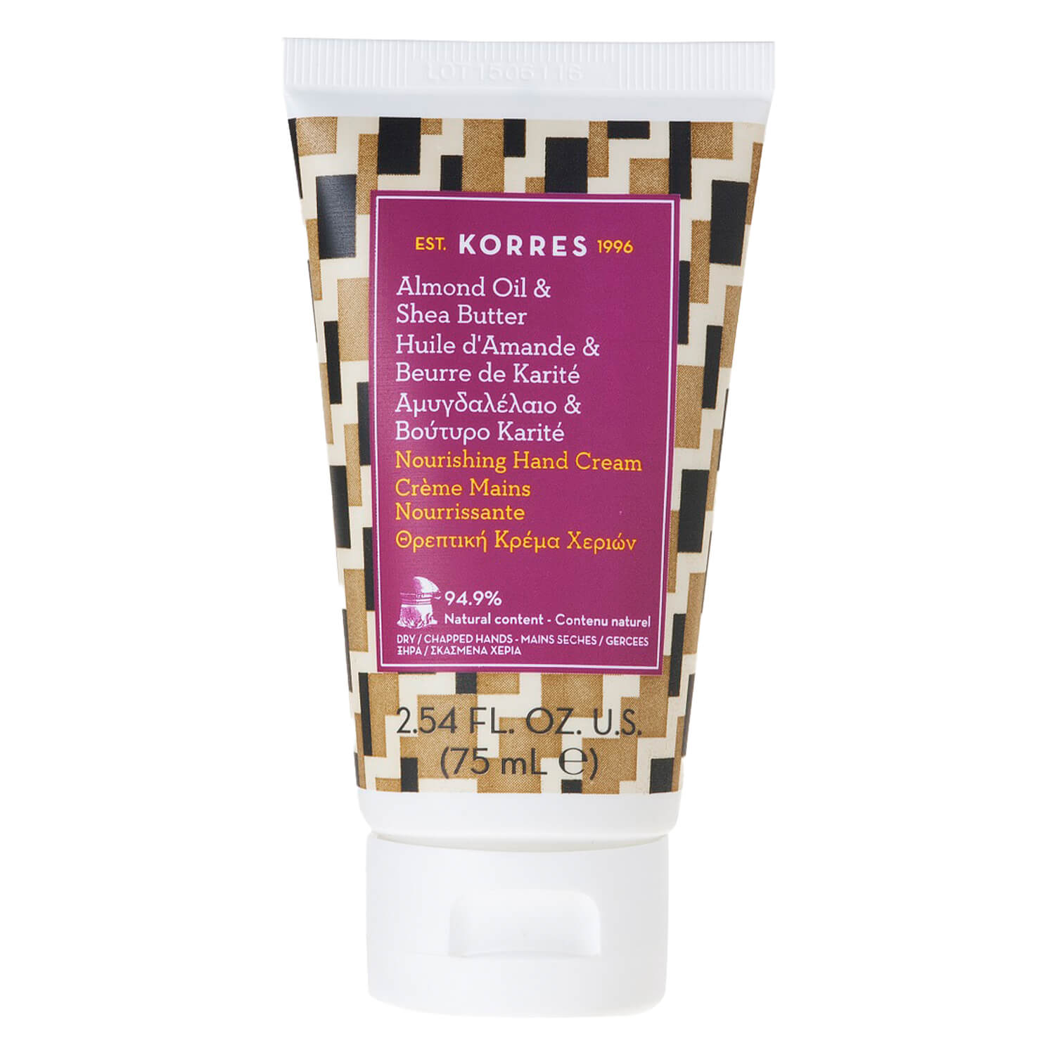 Korres Care - Almond Oil Shea Butter Nourishing Hand Cream 75ml