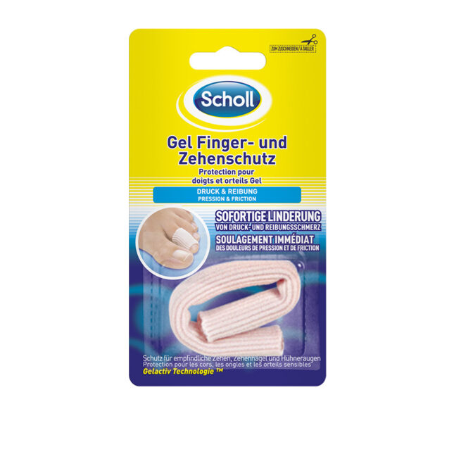 Scholl Aid - Gel Finger- Und Zehenschutz Zum Zuschneiden 1x