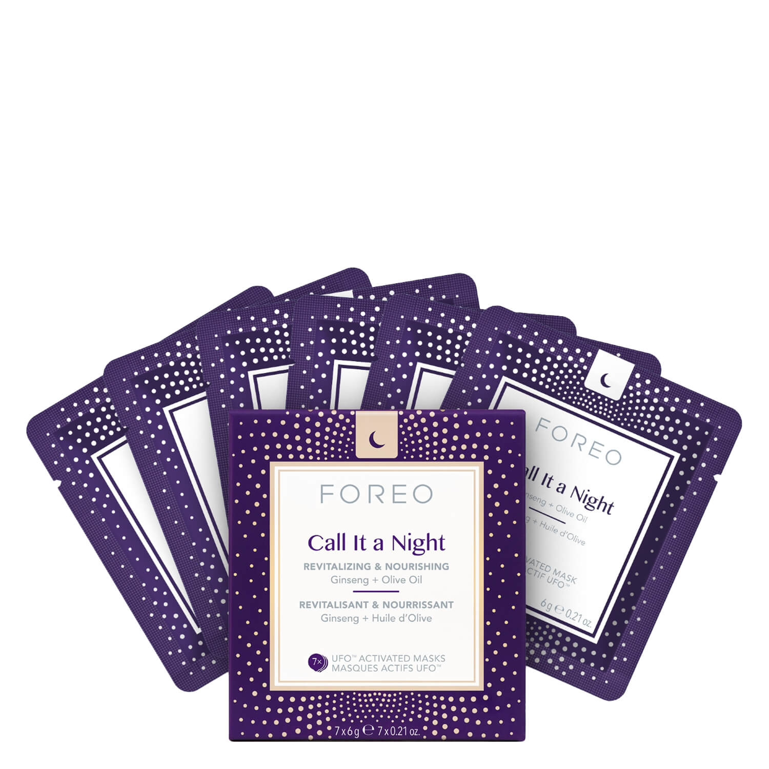 Foreo Ufo™ – Call It A Night Gesichtsmaske 7x