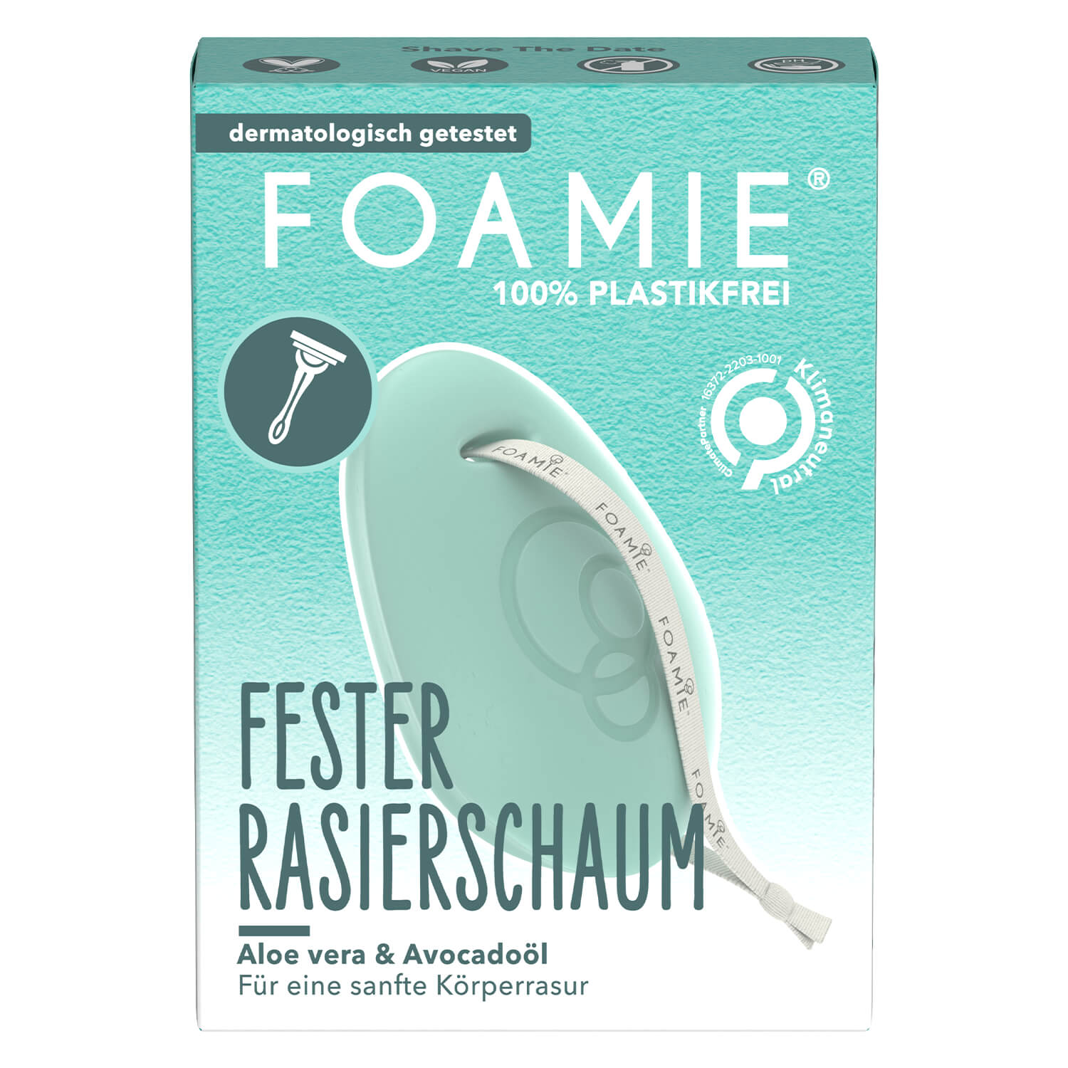 Foamie – Fester Rasierschaum Aloe You Very Much / Shave The Date 70g
