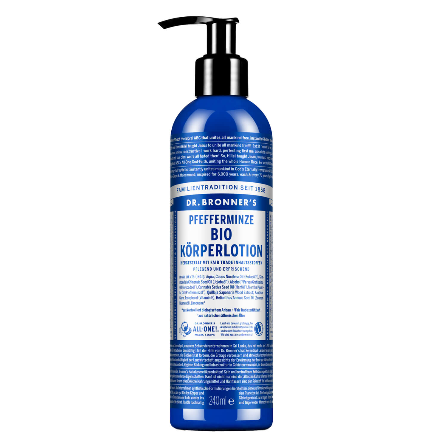Dr. Bronner's - Body Lotion Peppermint 240ml