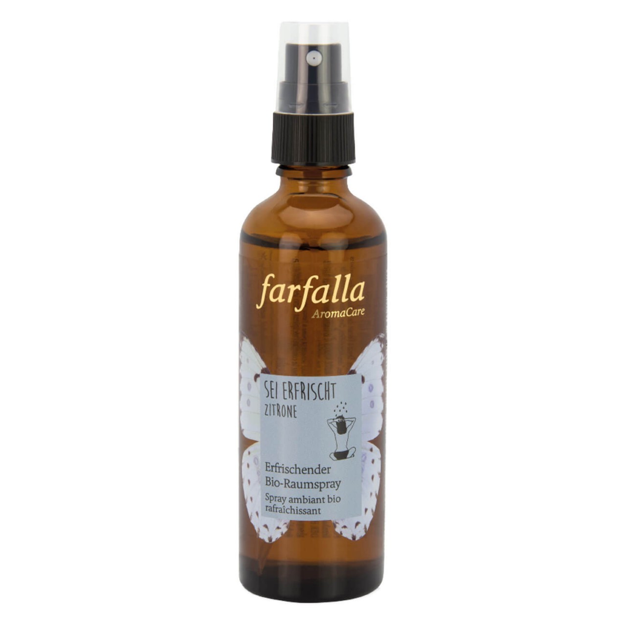 Farfalla Sei erfrischt - Zitrone Spray ambiant bio rafraîchissant
