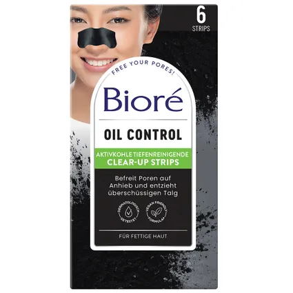 Bioré – Aktivkohle Clear-Up Strips 6 Stk