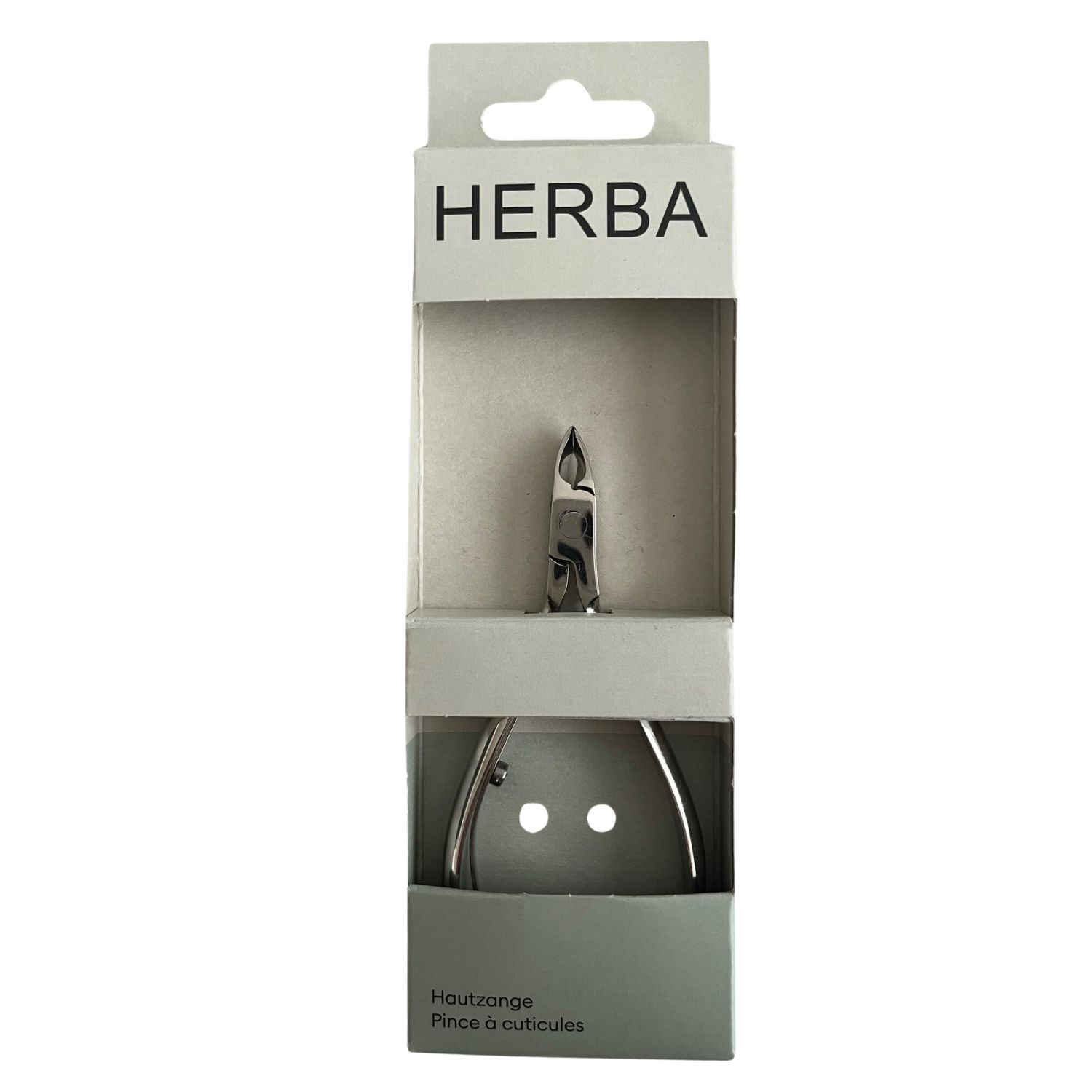 Herba - Hautzange Vernickelt, 10 Cm 1stk