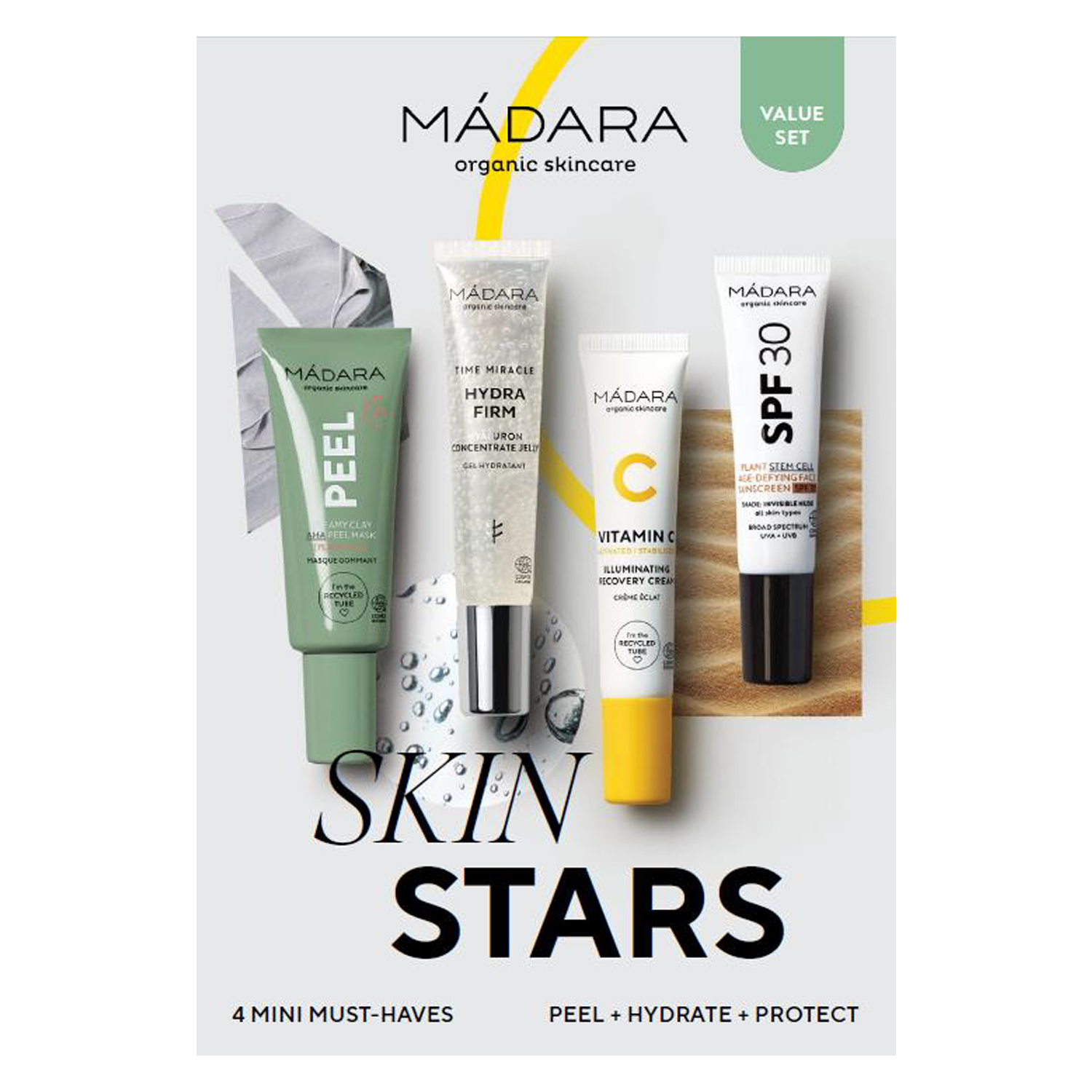 Mádara Care – Skin Stars 4 Mini Bestsellers Set
