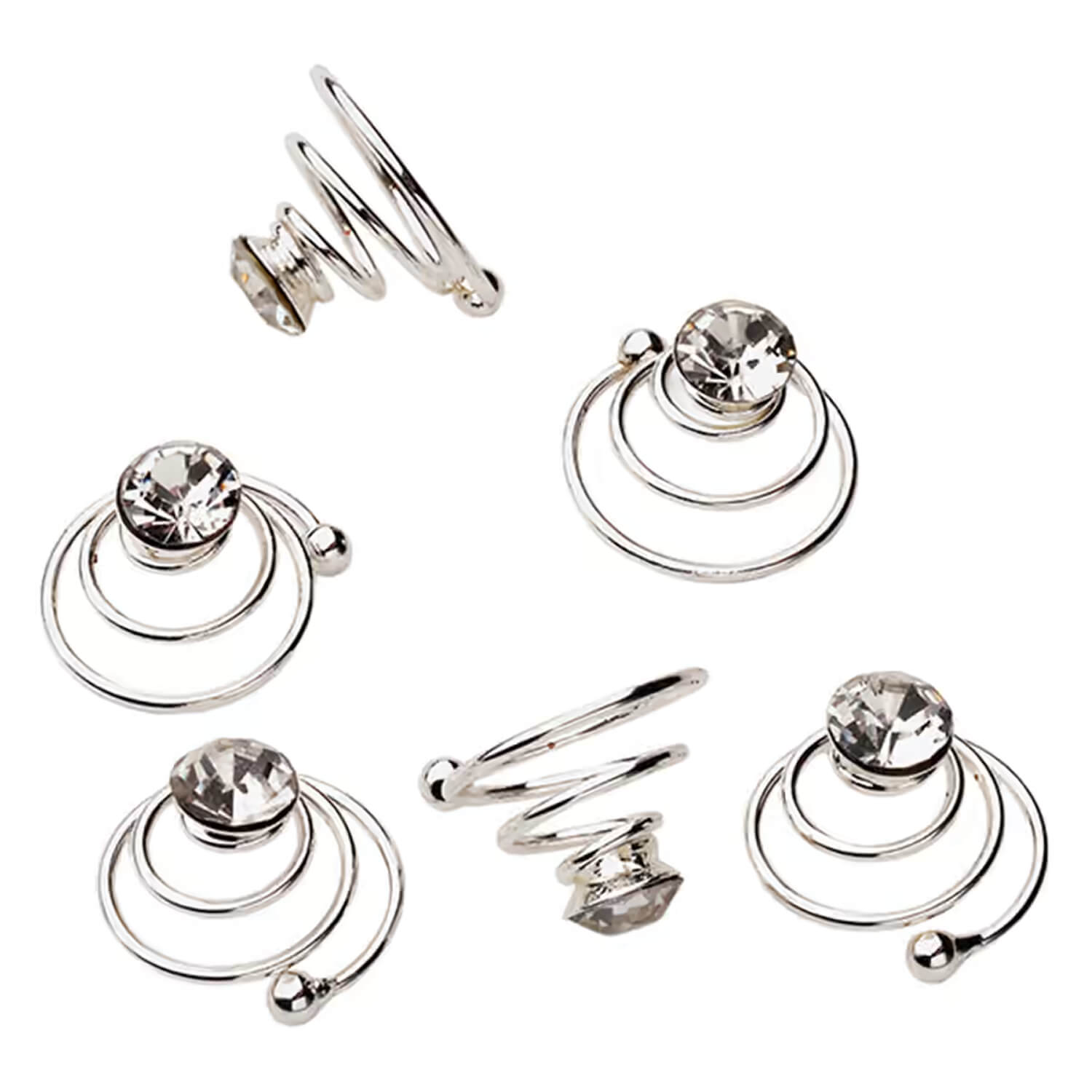 Trisa Celebride Curlies Funkelnden Strassstein 6x