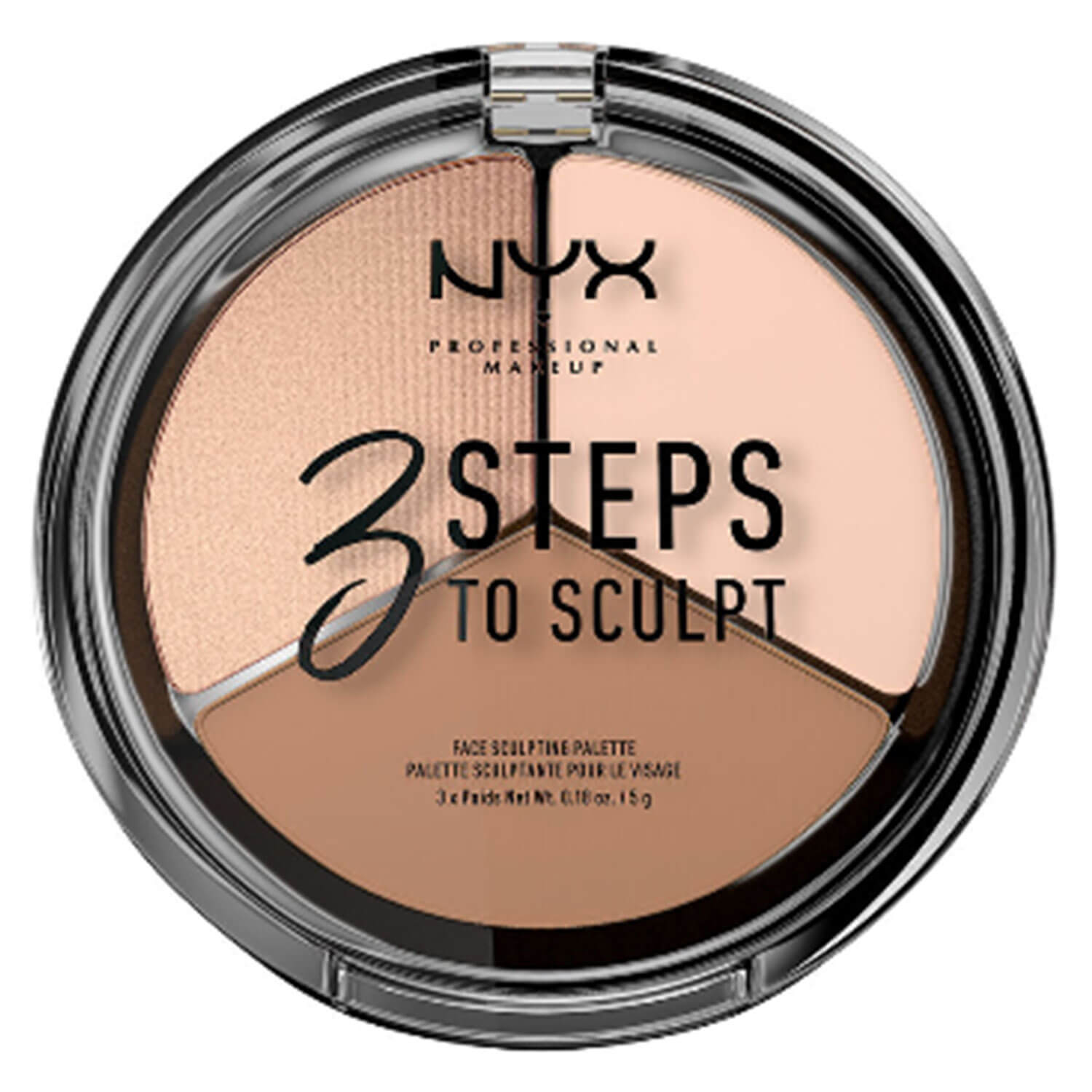 Nyx Professional Makeup Nyx Palette- 3 Steps To Sculpt Fair 3x5g