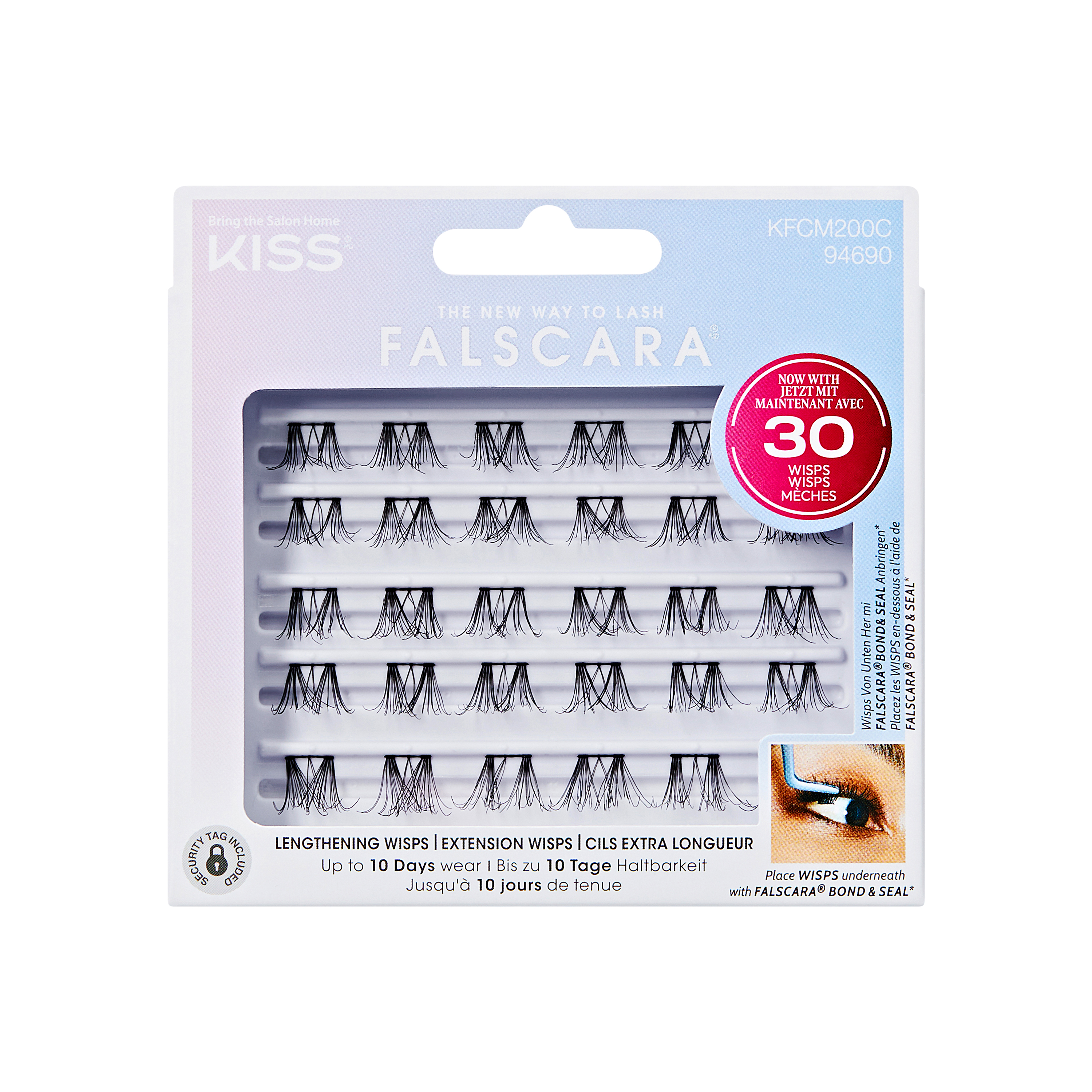 Kiss Lashes - Falscara  Eyelash - Wisp Multi 02 1x