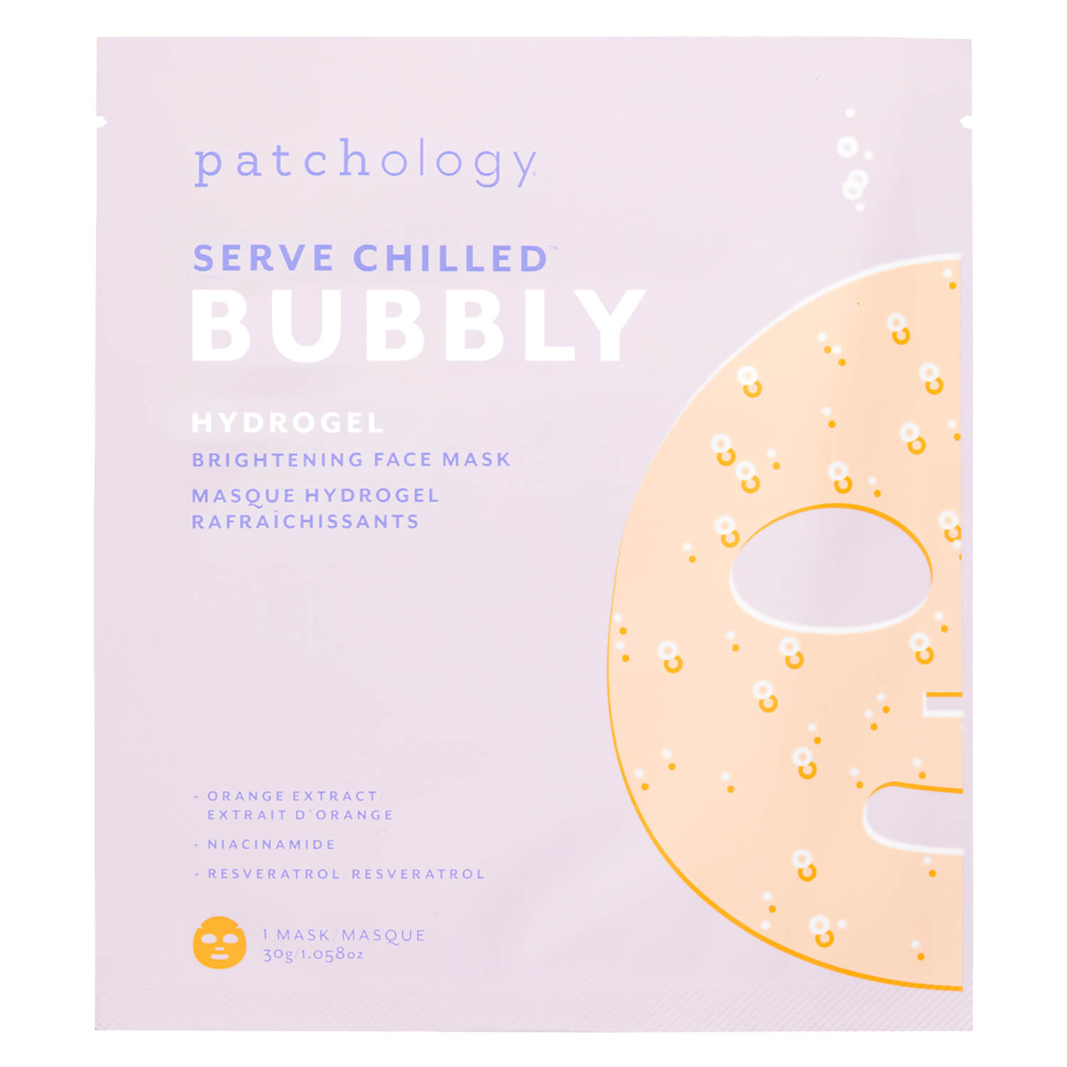 Patchology Serve Chilled Bubbly Hydrogel Mask 1x