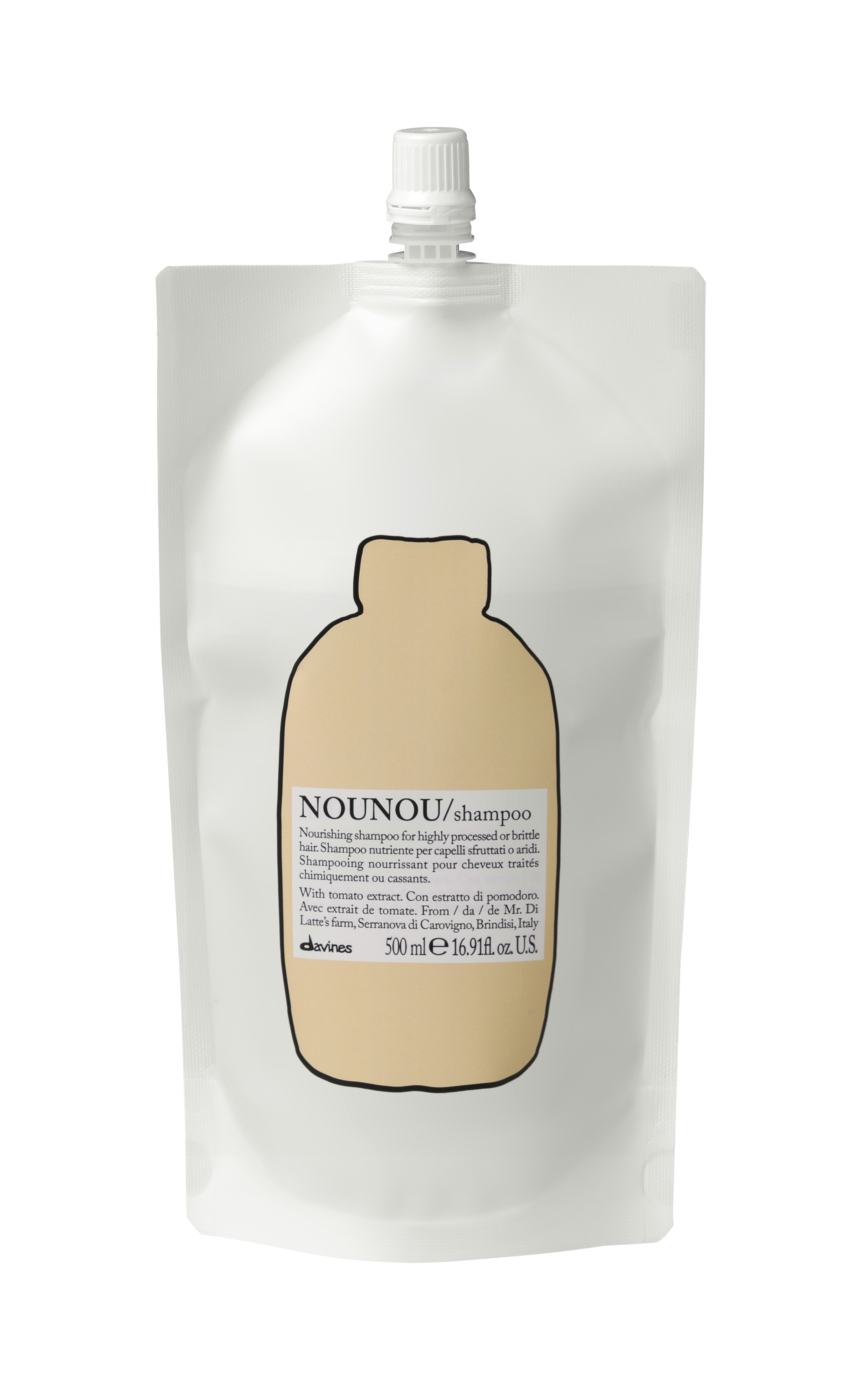 Davines Essential Haircare – Nounou Shampoo Refill 500ml