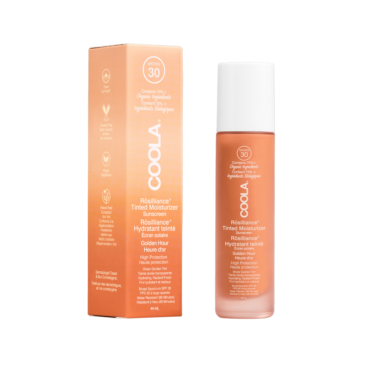 Coola - Rosilliance Mineral Bb+ Cream Tinted Organic Sunscreen Spf 30 Golden Hour 60ml