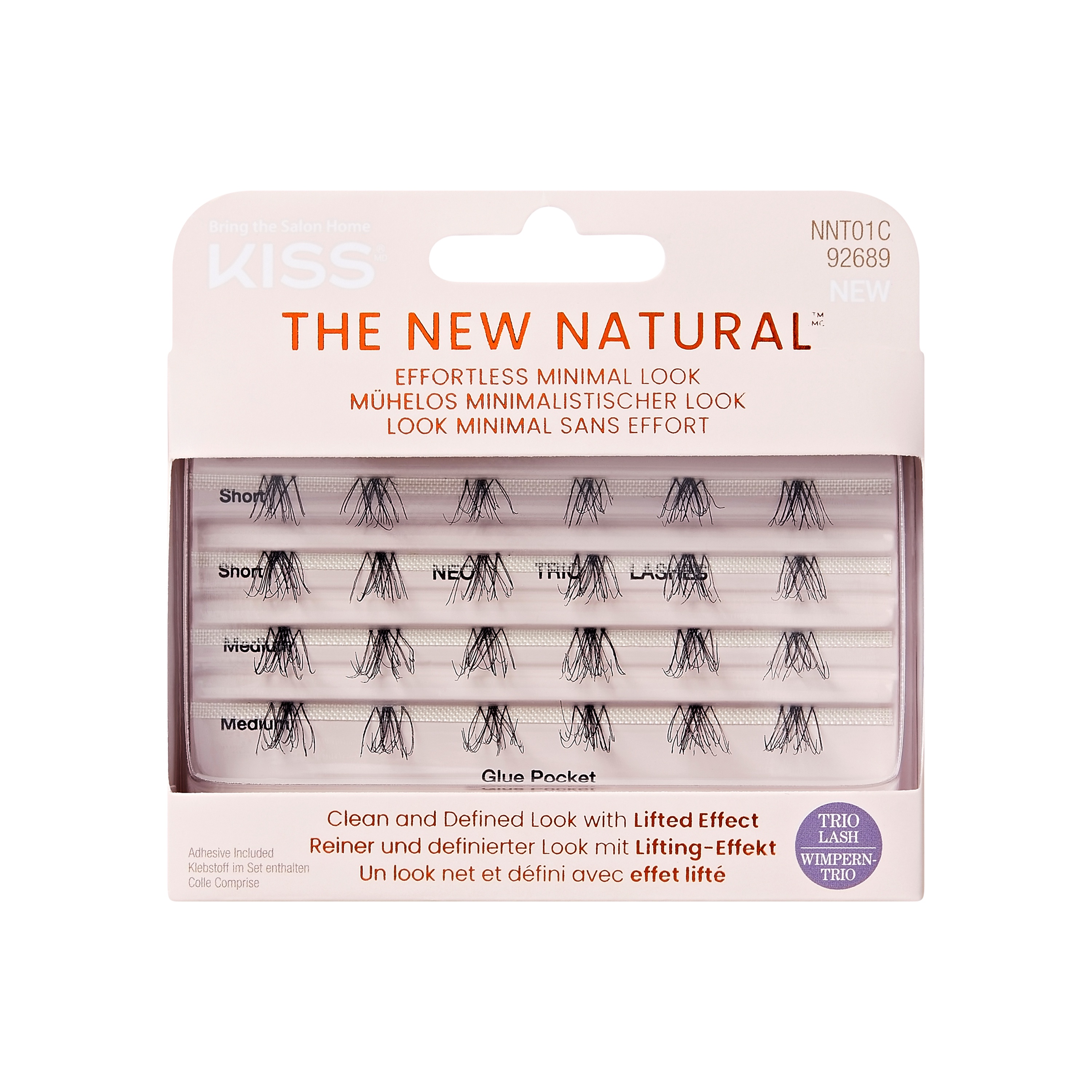 Kiss Lashes - Ks The New Natural Trio 01 1stk