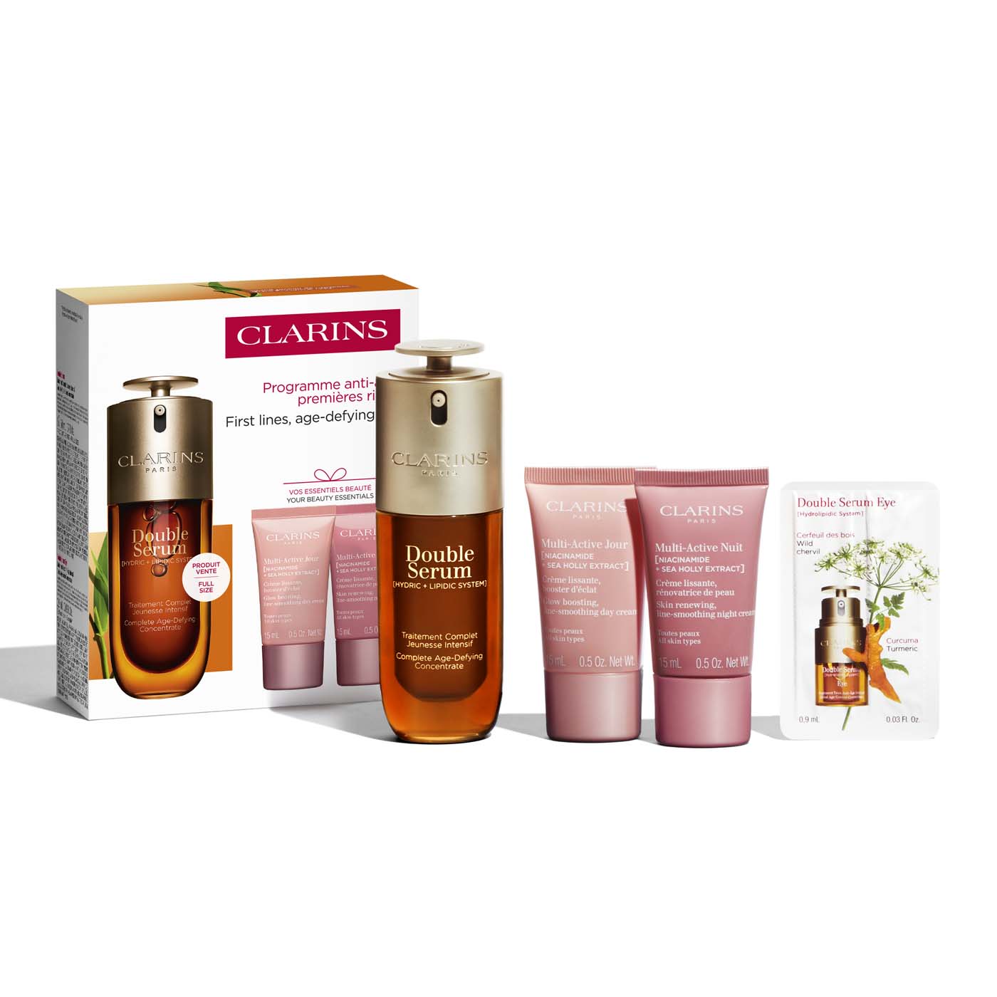 Clarins Specials – Set Anti-Falten Programm Erste Fältchen 81ml
