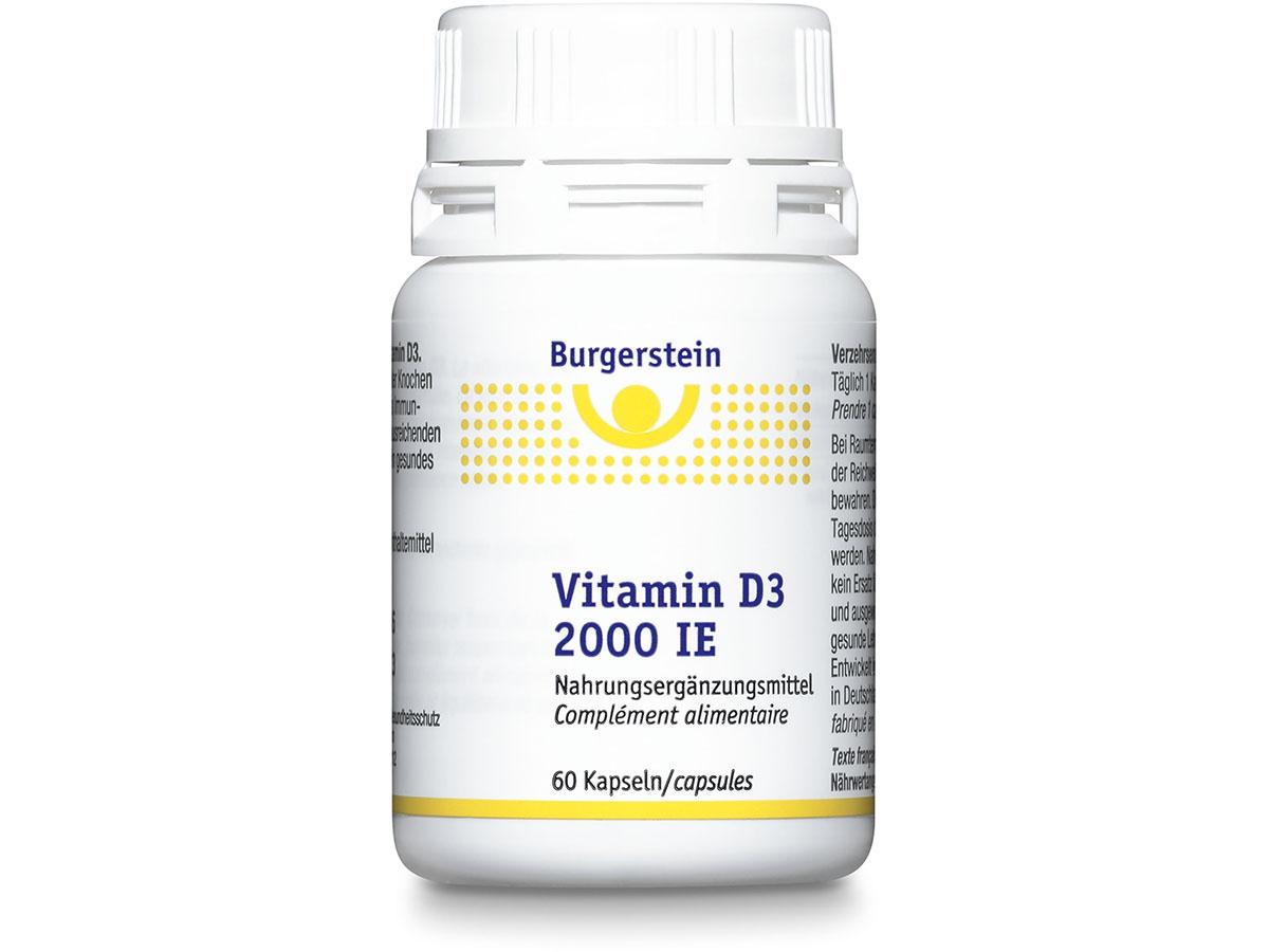 Burgerstein – Vitamin D3 2000 Ie 60kapseln