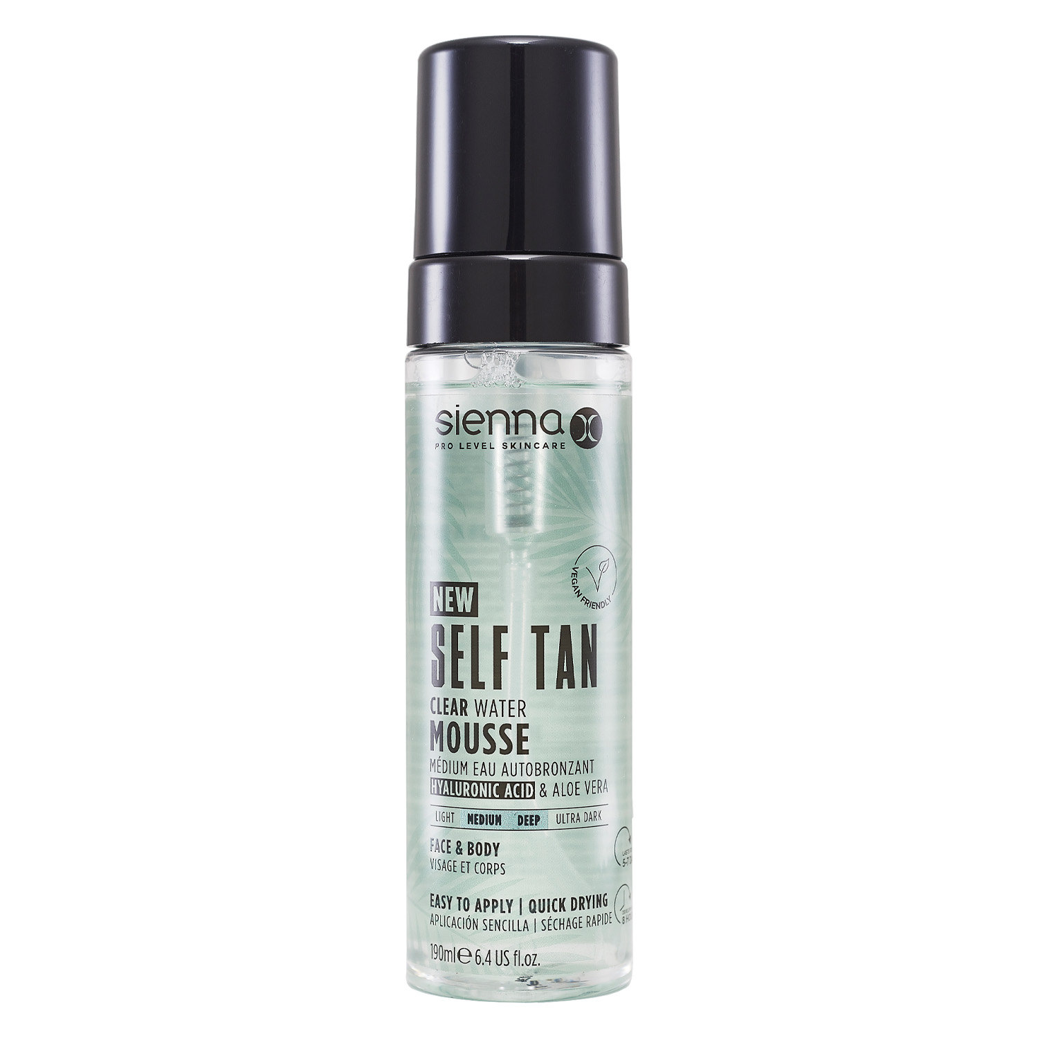 Sienna X - Self Tan Clear Water Mousse 190ml