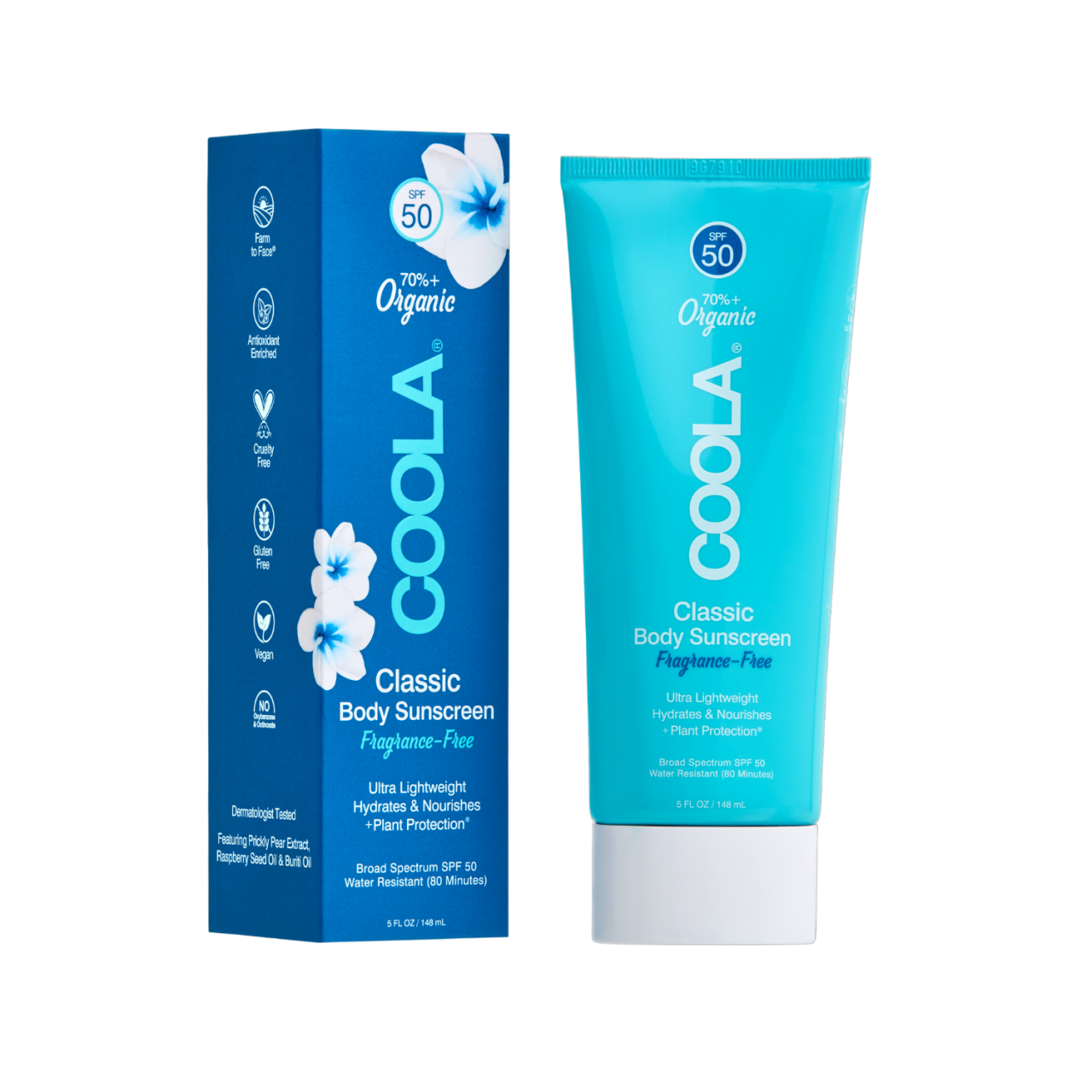 COOLA - Classic Body Organic Sunscreen Lotion SPF50 Fragrance Free