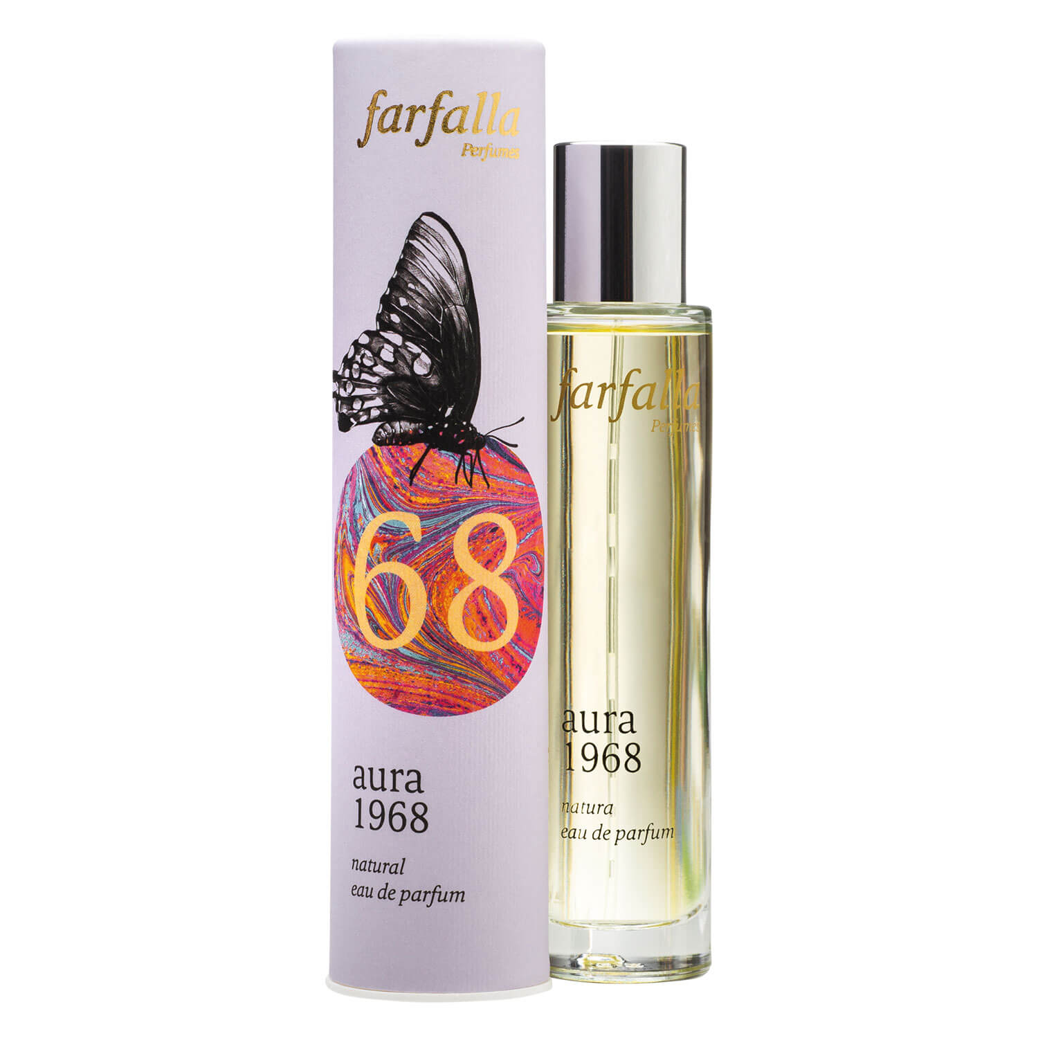 Farfalla Fragrance - Aura 1968 Natural Eau De Parfum 50ml