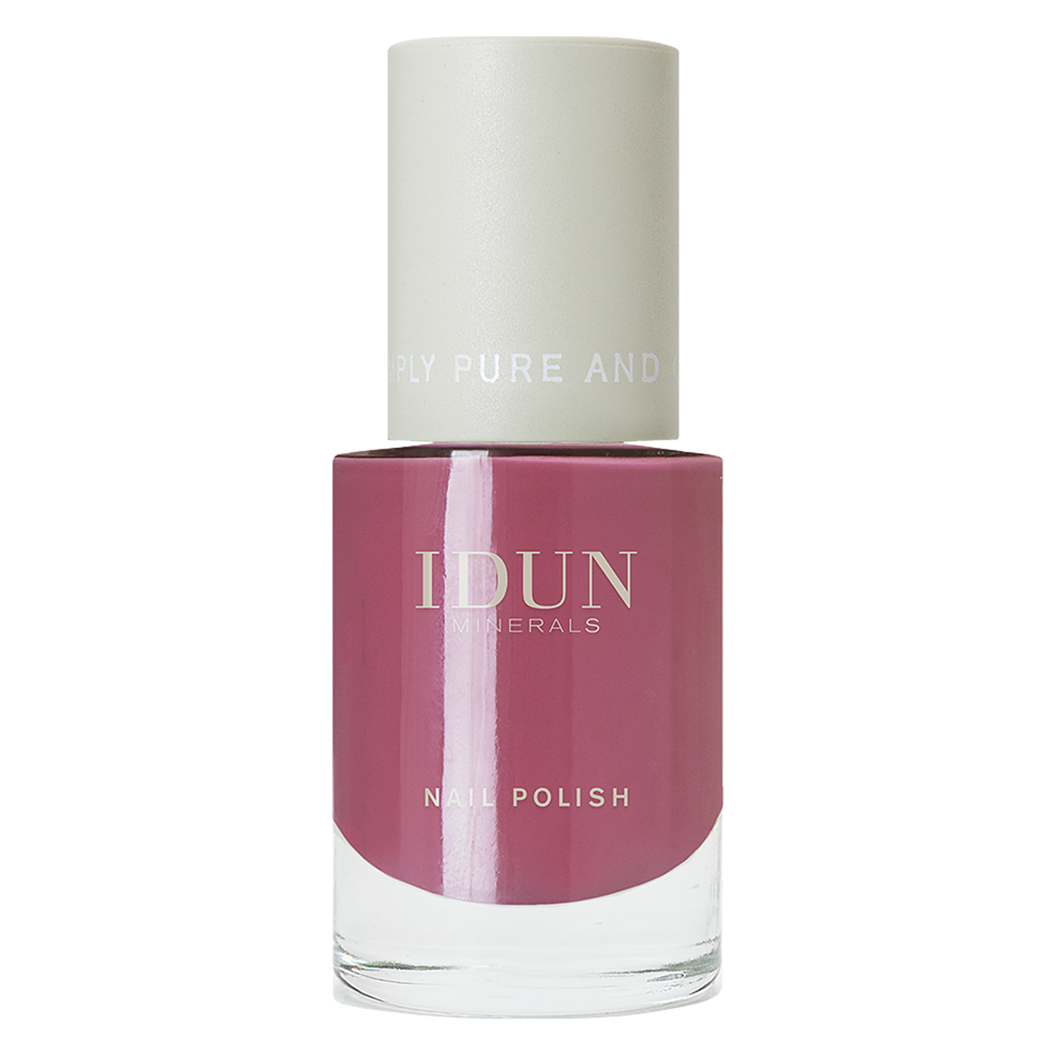 Idun Minerals Idun Nails – Nail Polish Rodonit Deep Mauve Pink 11ml