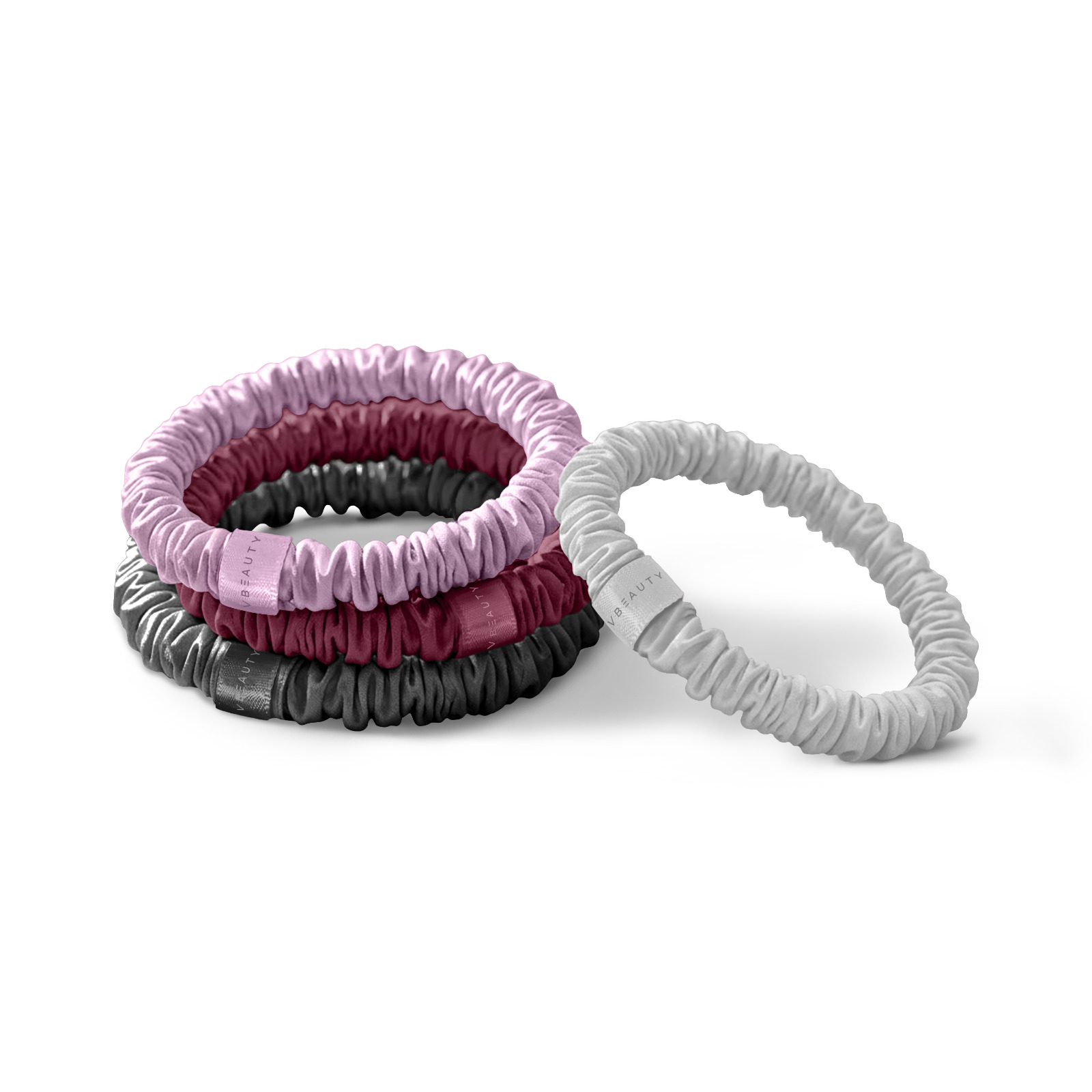 Vbeauty Tools - Seiden Scrunchie Skinny-Set Tones 4x