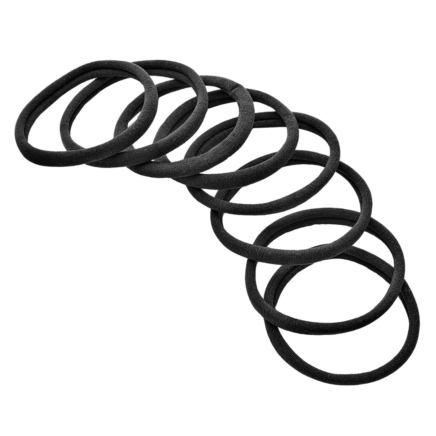 Trisa Hair – Eco Medium Elastics Schwarz 8 Stk.