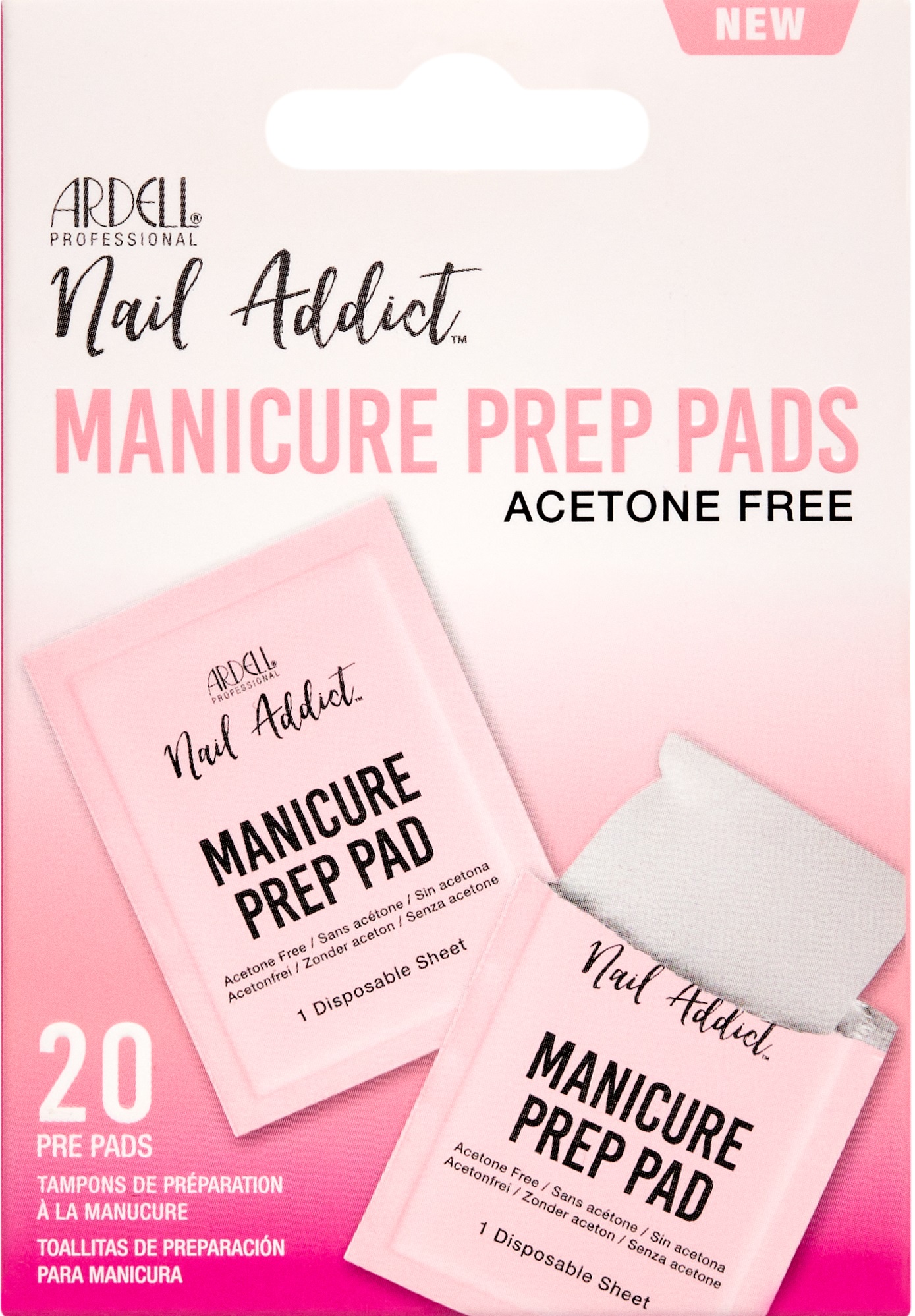 Ardell Nail Addict - Manicure Prep Pads 20x