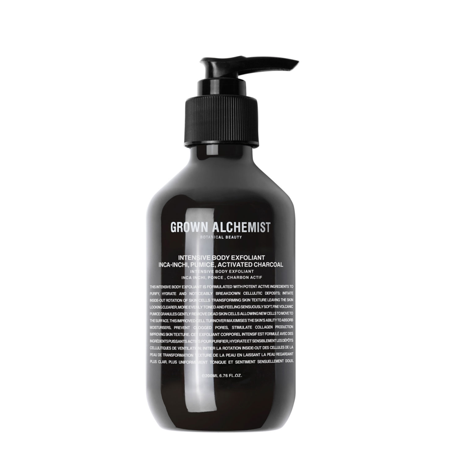 Grown Beauty - Intensive Body Exfoliant: Inca-Inchi, Pumice, Activated Charcoal 170ml