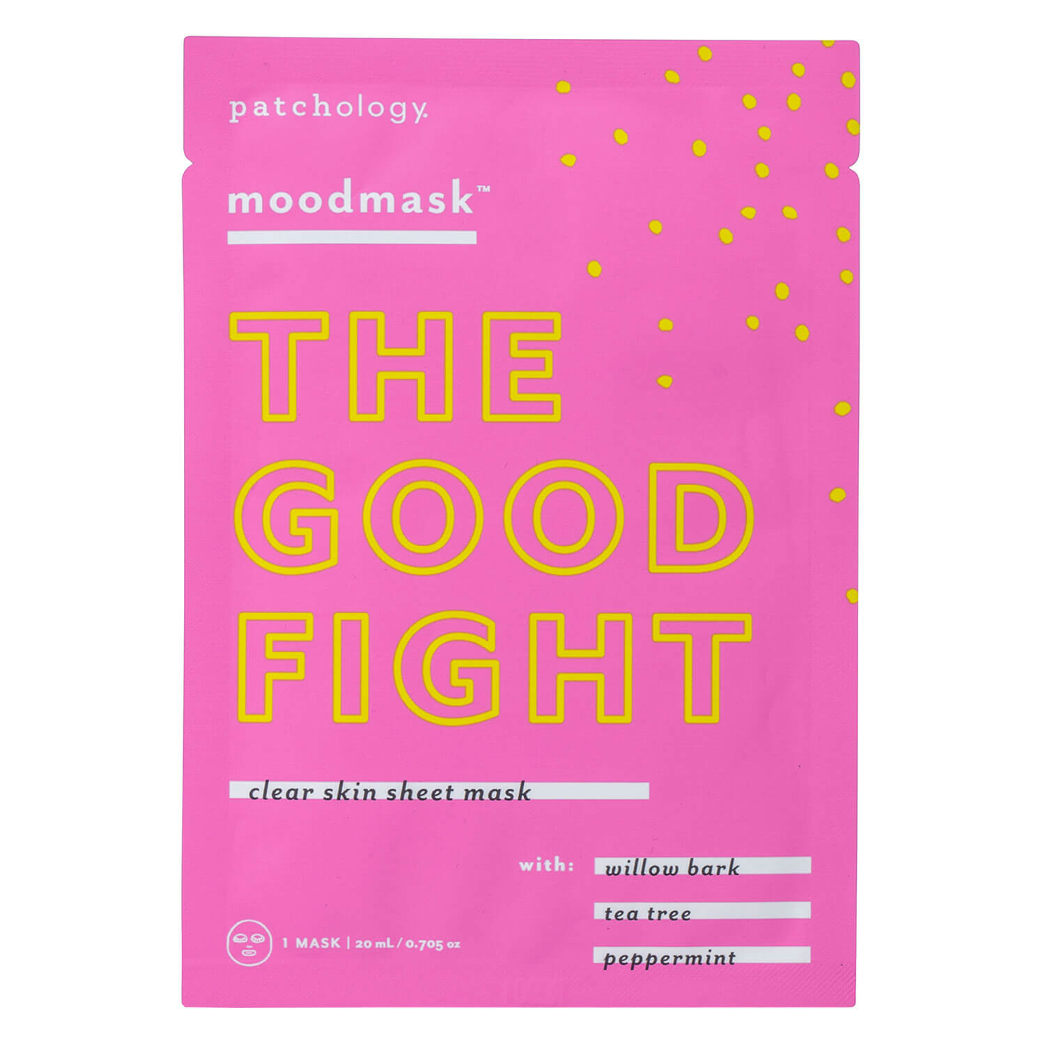 Patchology Moodmask – The Good Fight Sheet Mask 1x