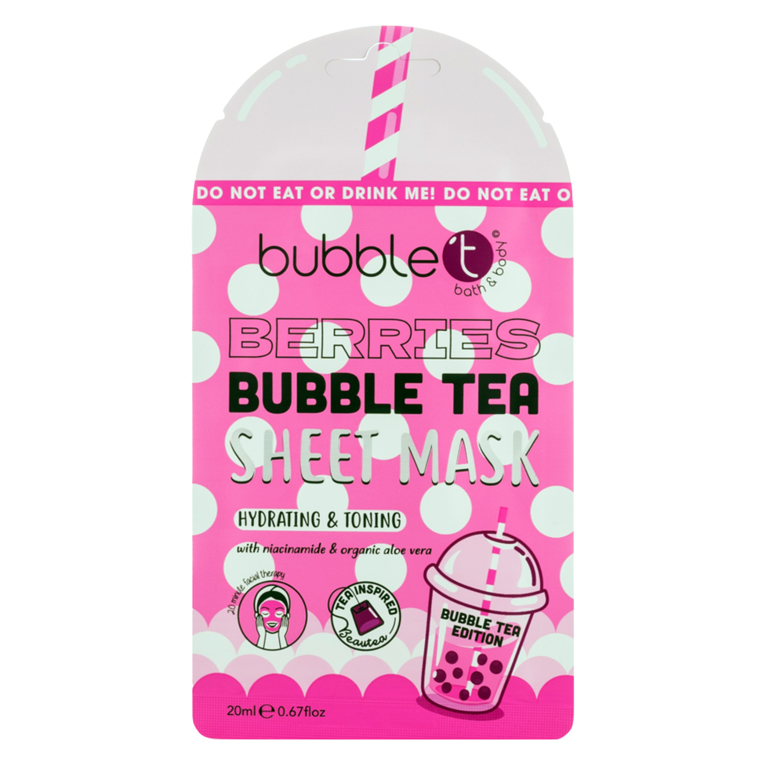 Bubble T – Face Sheet Mask Berries 1x