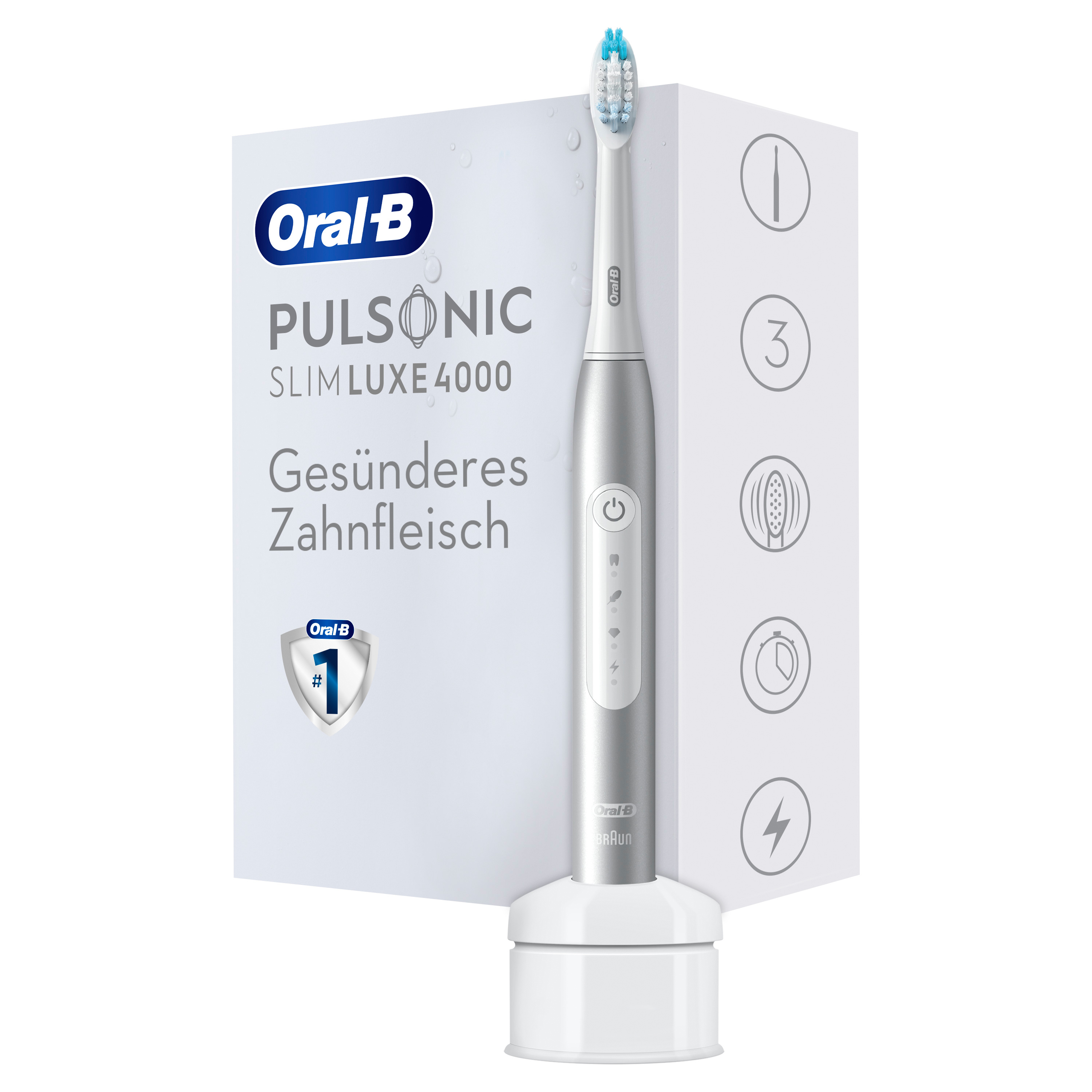 Oral B - Pulsonic Slim Luxe 4000 Platinum 1stk