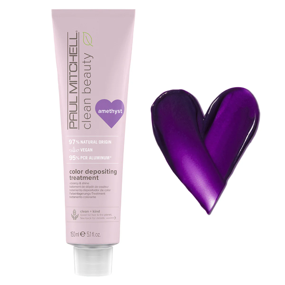 Paul Mitchell Clean Beauty Color Protect – Color Depositing Treatment – Amethyst 150ml