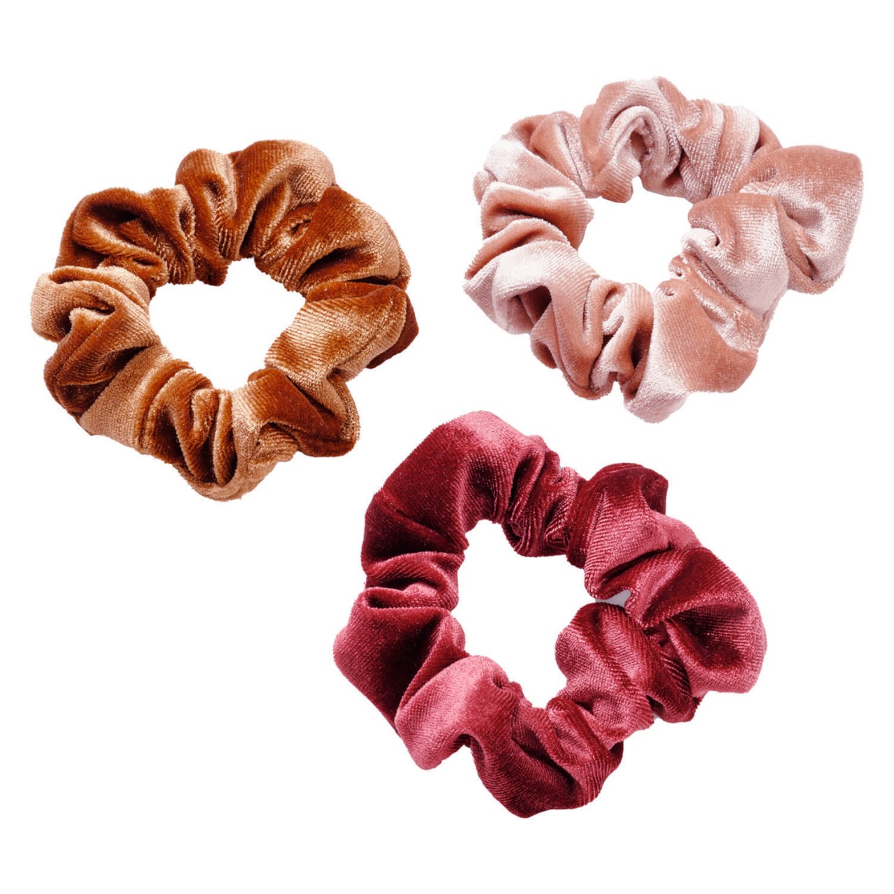 Body Mind and Soul Scrunchie Yoga Samt Bordeaux