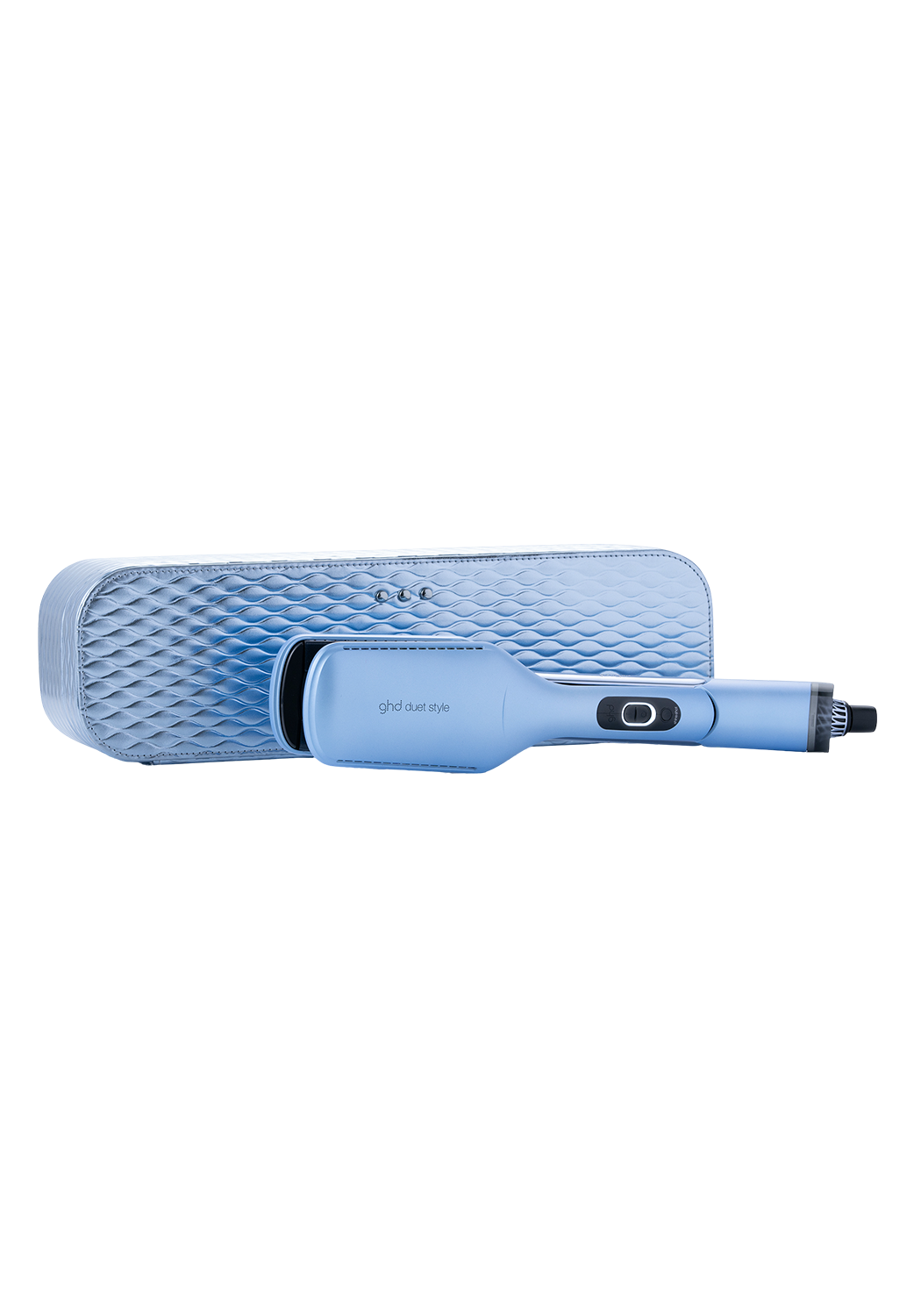 Ghd Iced Luxe Collection – Duet Style™ Limited Edition – 2-In-1 Hot Air Styler In Icy Blue 1x
