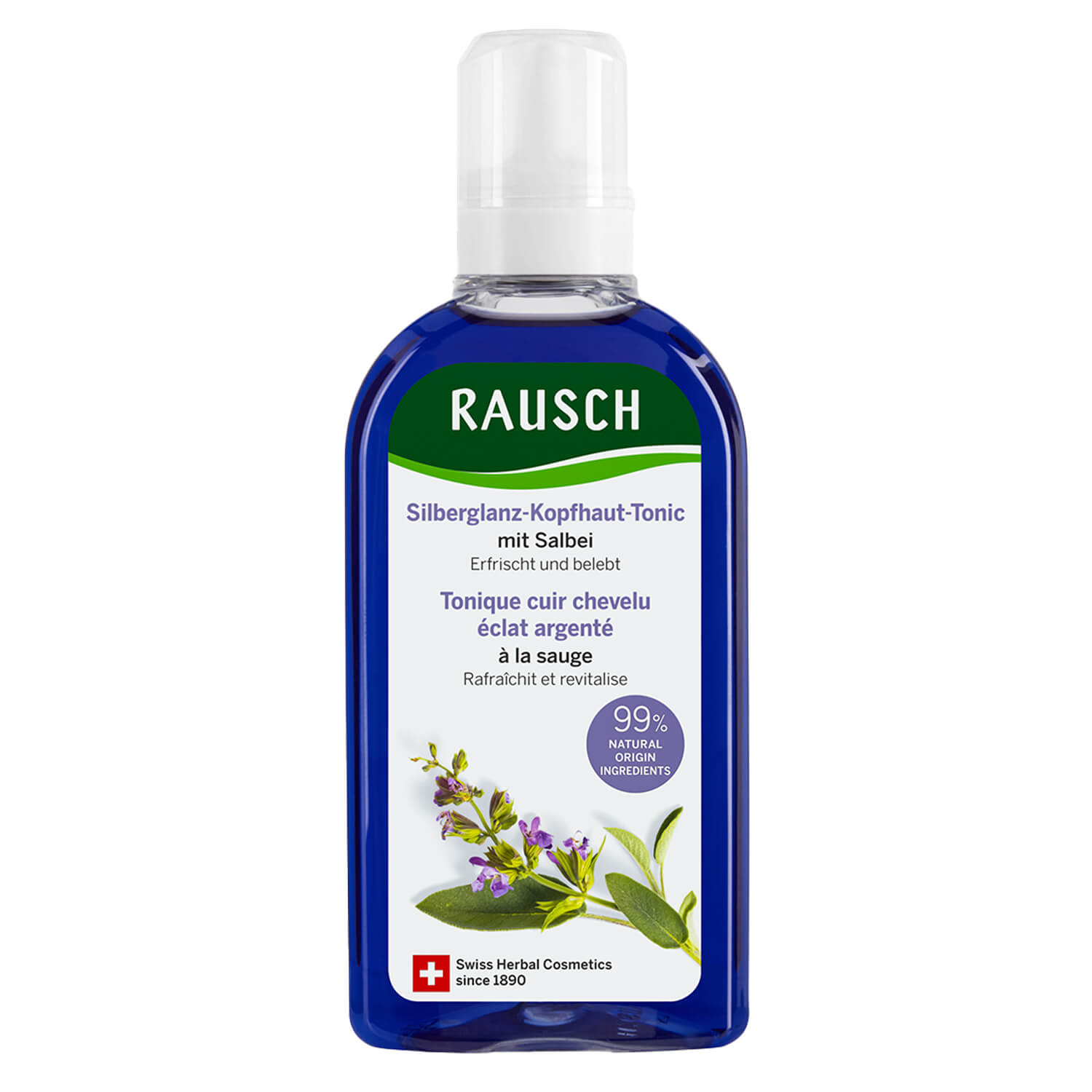 Rausch Salbei – Silberglanz-Kopfhaut-Tonic 200ml