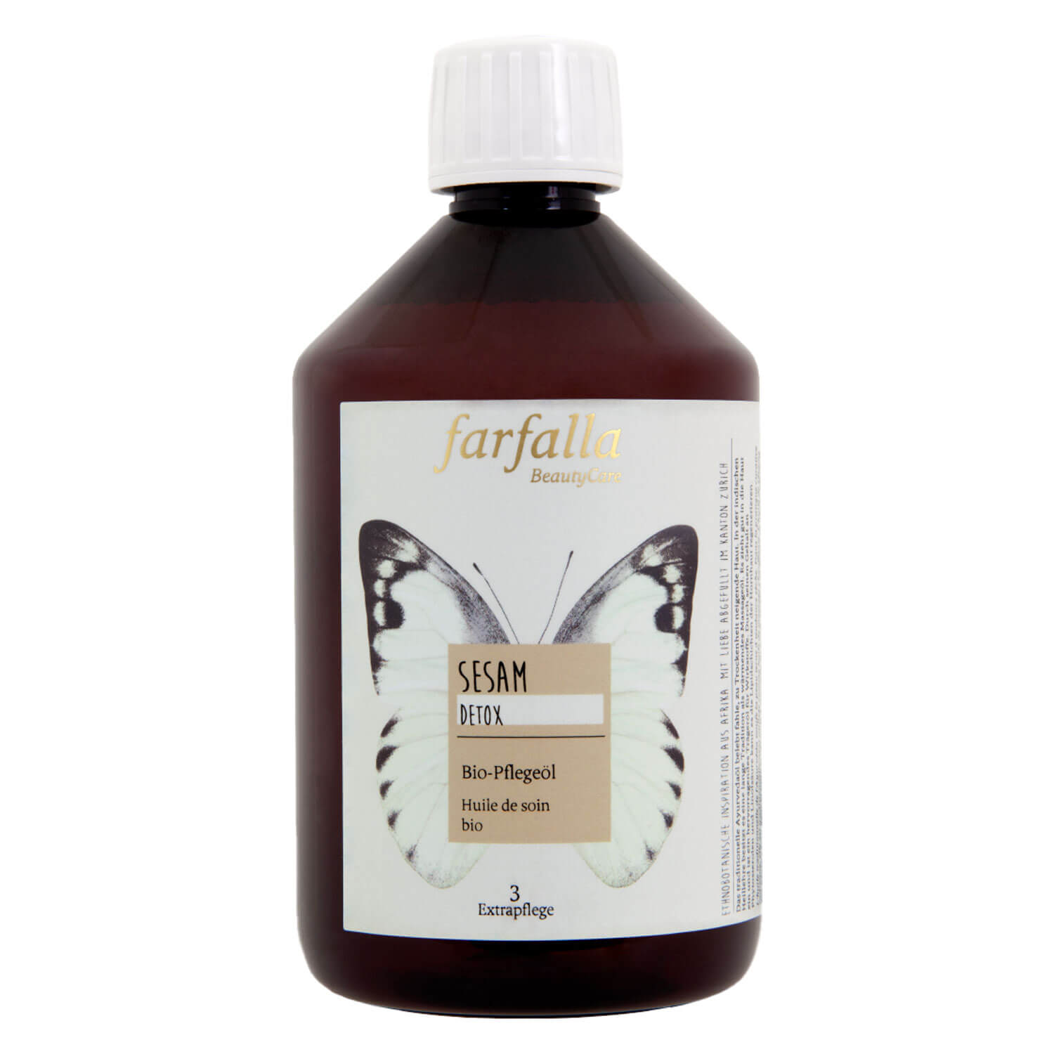 Farfalla Bio-Pflegeöl - Sesam Bio-Pflegeöl Detox 500ml