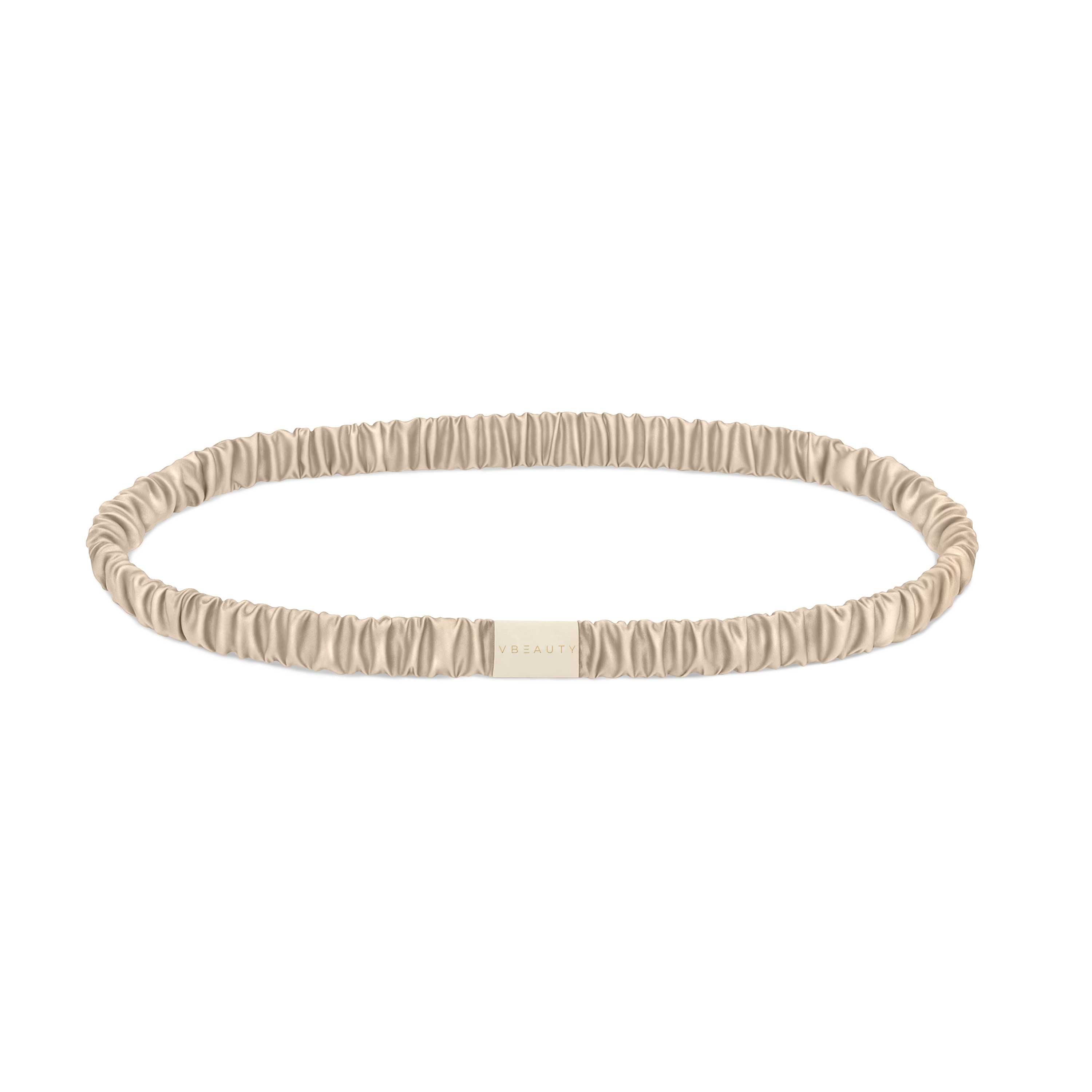 Vbeauty Tools - Seiden Skinny Haarband Champagner 1x