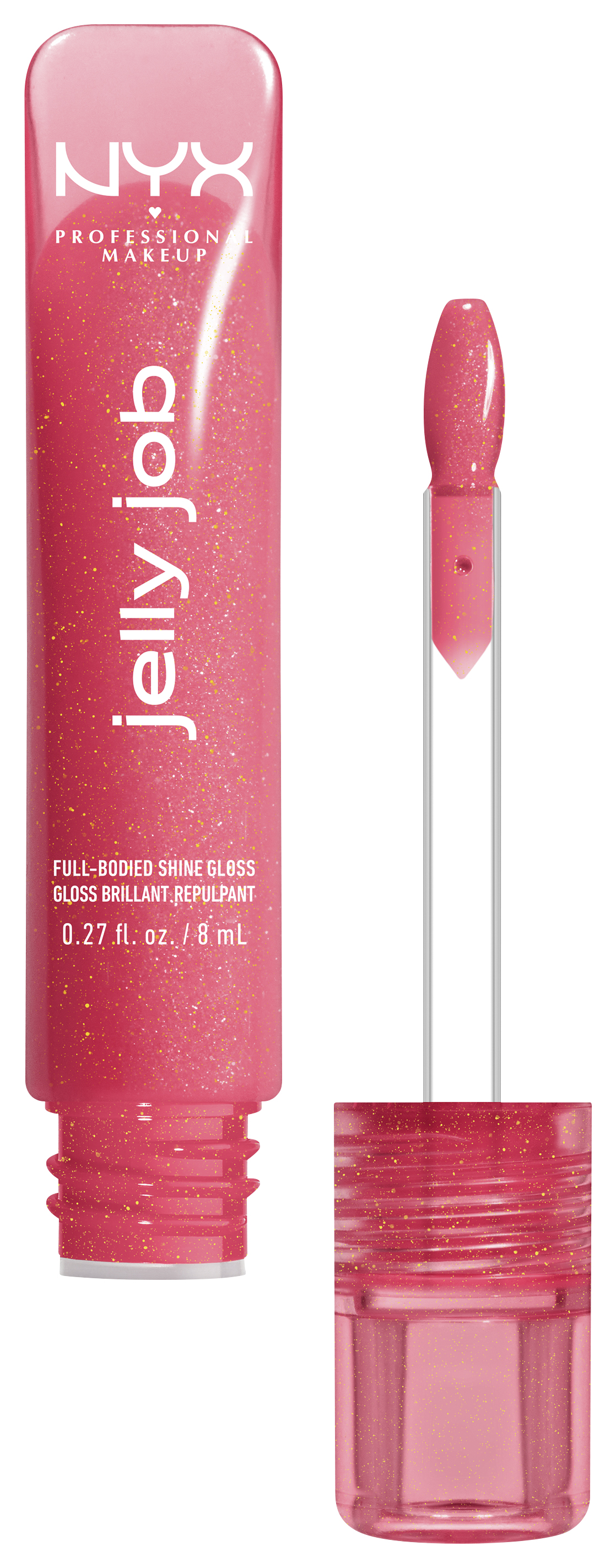 Nyx Professional Makeup Jelly Job - Peptide Infused Jelly Gloss Jelly Kiss'd 8ml